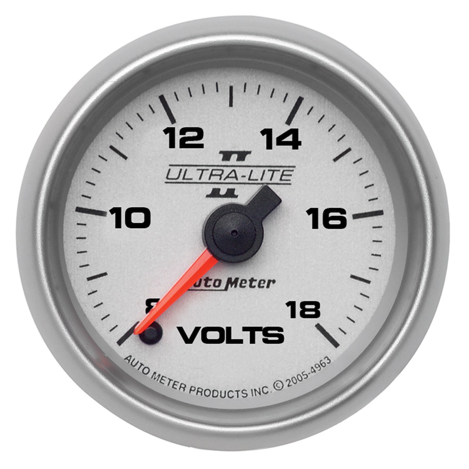 Auto Meter Auto Meter 4991 Ultra-Lite II; Electric Voltmeter Gauge