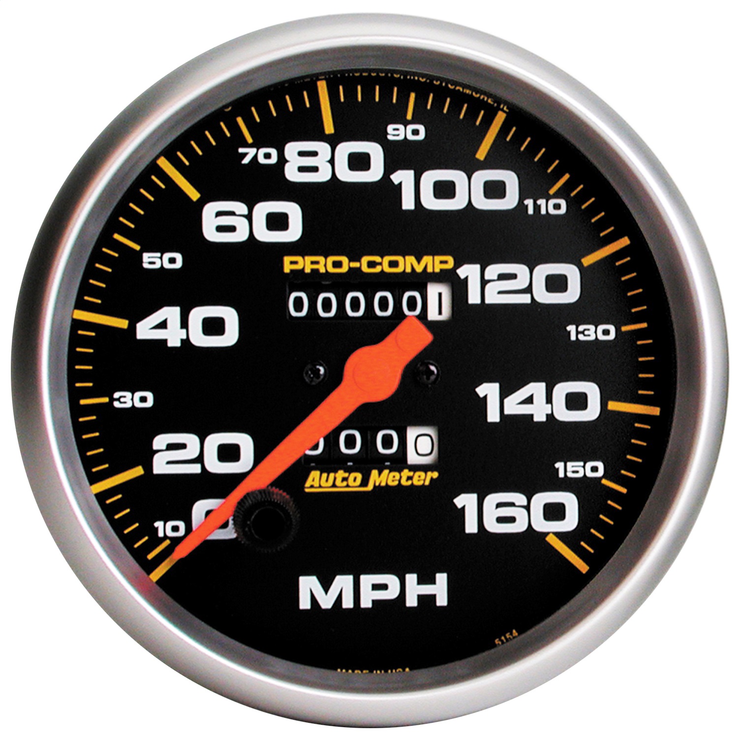 Auto Meter Auto Meter 5154 Pro-Comp; Mechanical In-Dash Speedometer