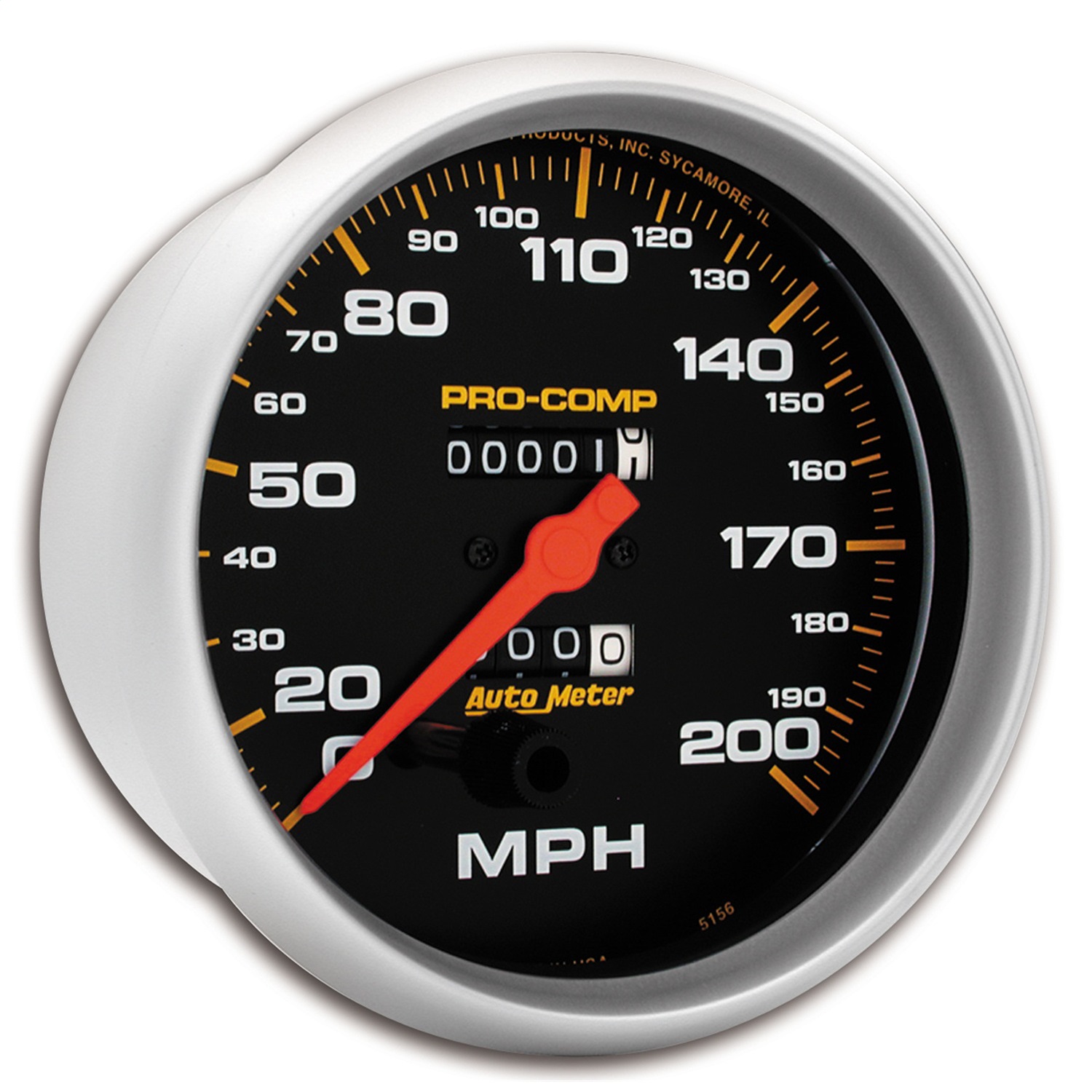 Auto Meter Auto Meter 5156 Pro-Comp; Mechanical In-Dash Speedometer