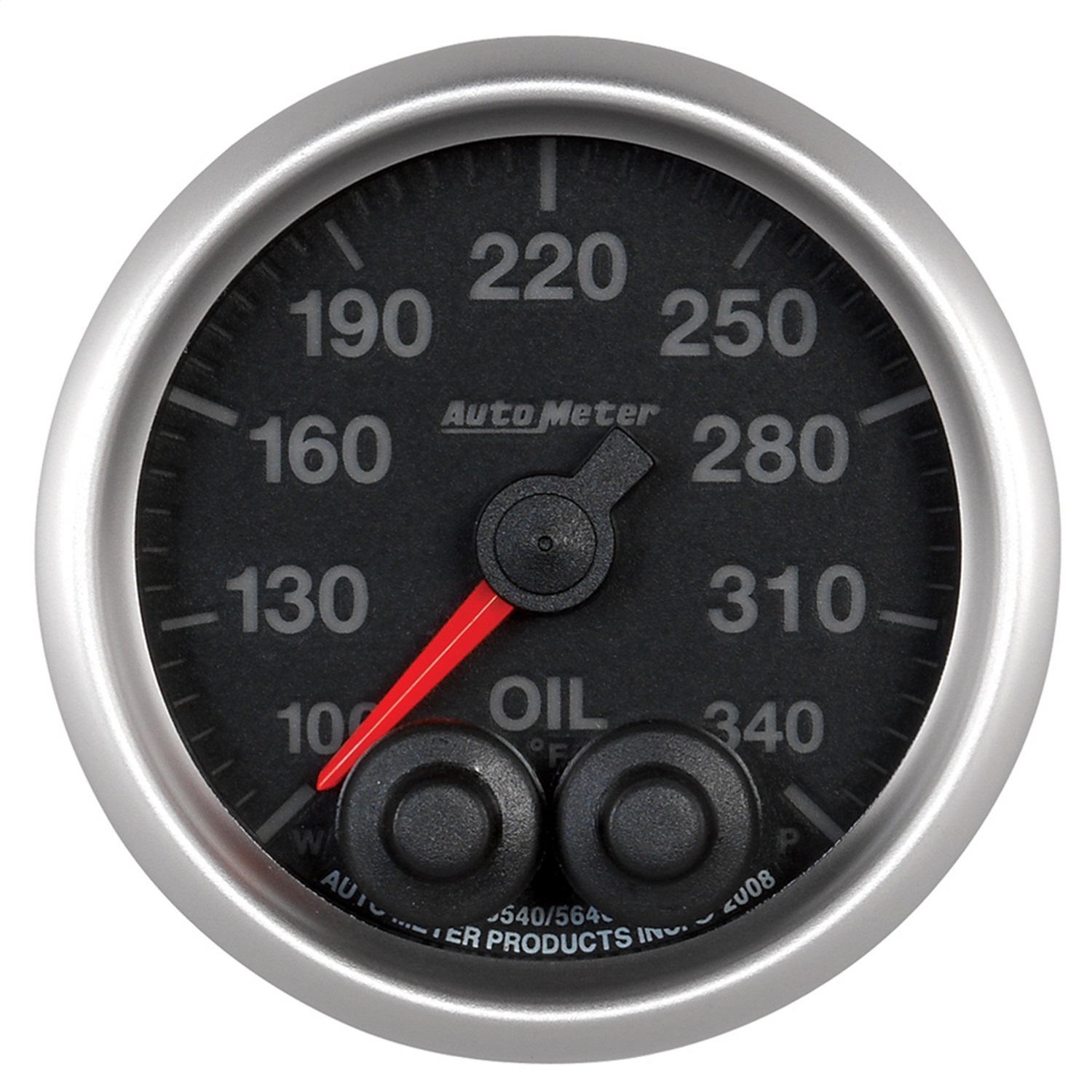 Auto Meter Auto Meter 5640 Elite Series; Oil Temperature Gauge