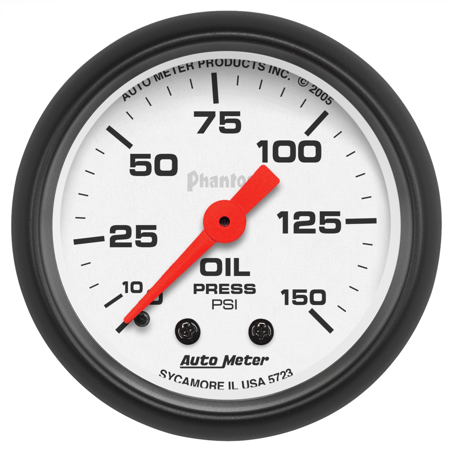 Auto Meter Auto Meter 5723 Phantom; Mechanical Oil Pressure Gauge