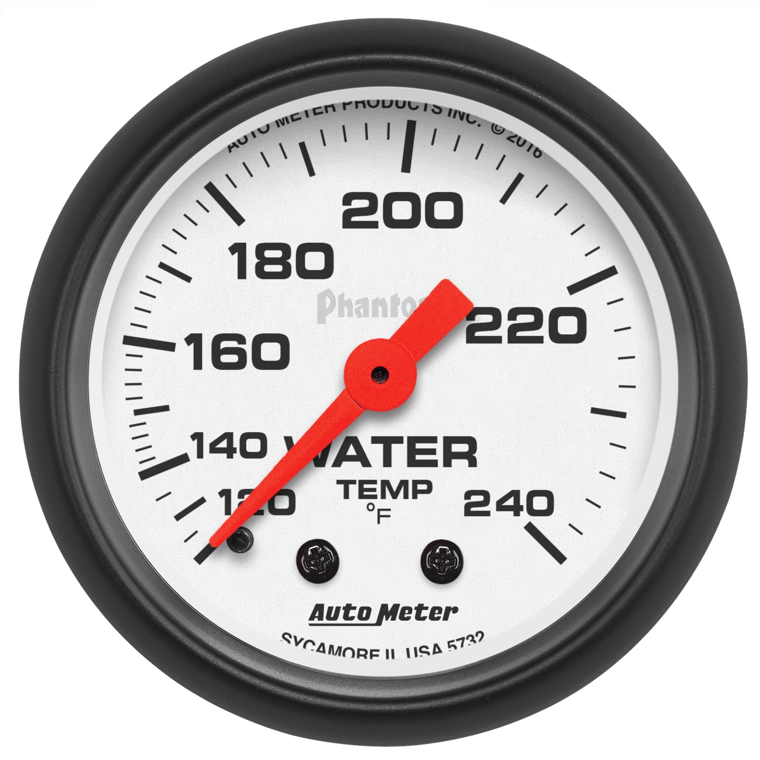 Auto Meter Auto Meter 5732 Phantom; Mechanical Water Temperature Gauge