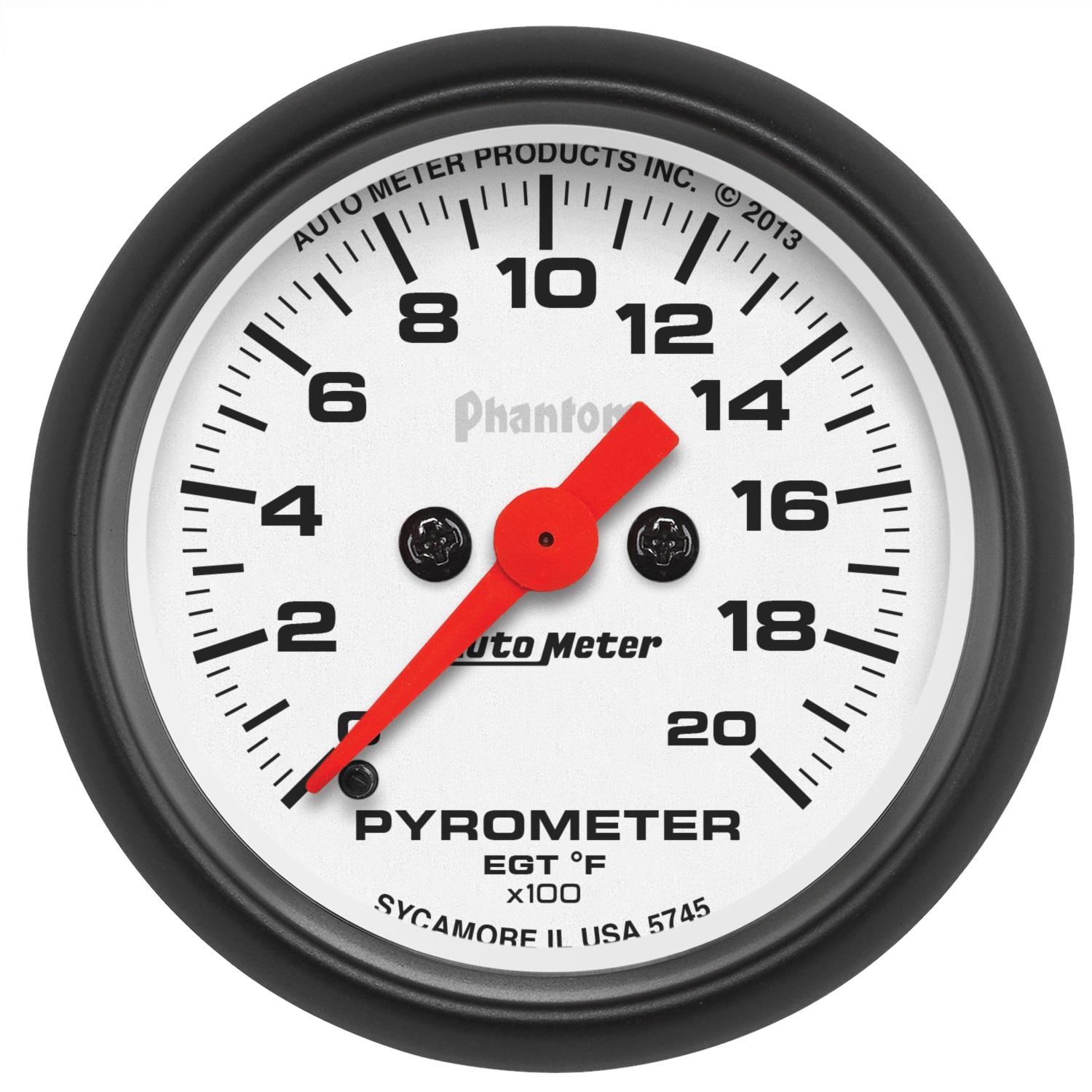 Auto Meter Auto Meter 5745 Phantom; Electric Pyrometer Gauge Kit
