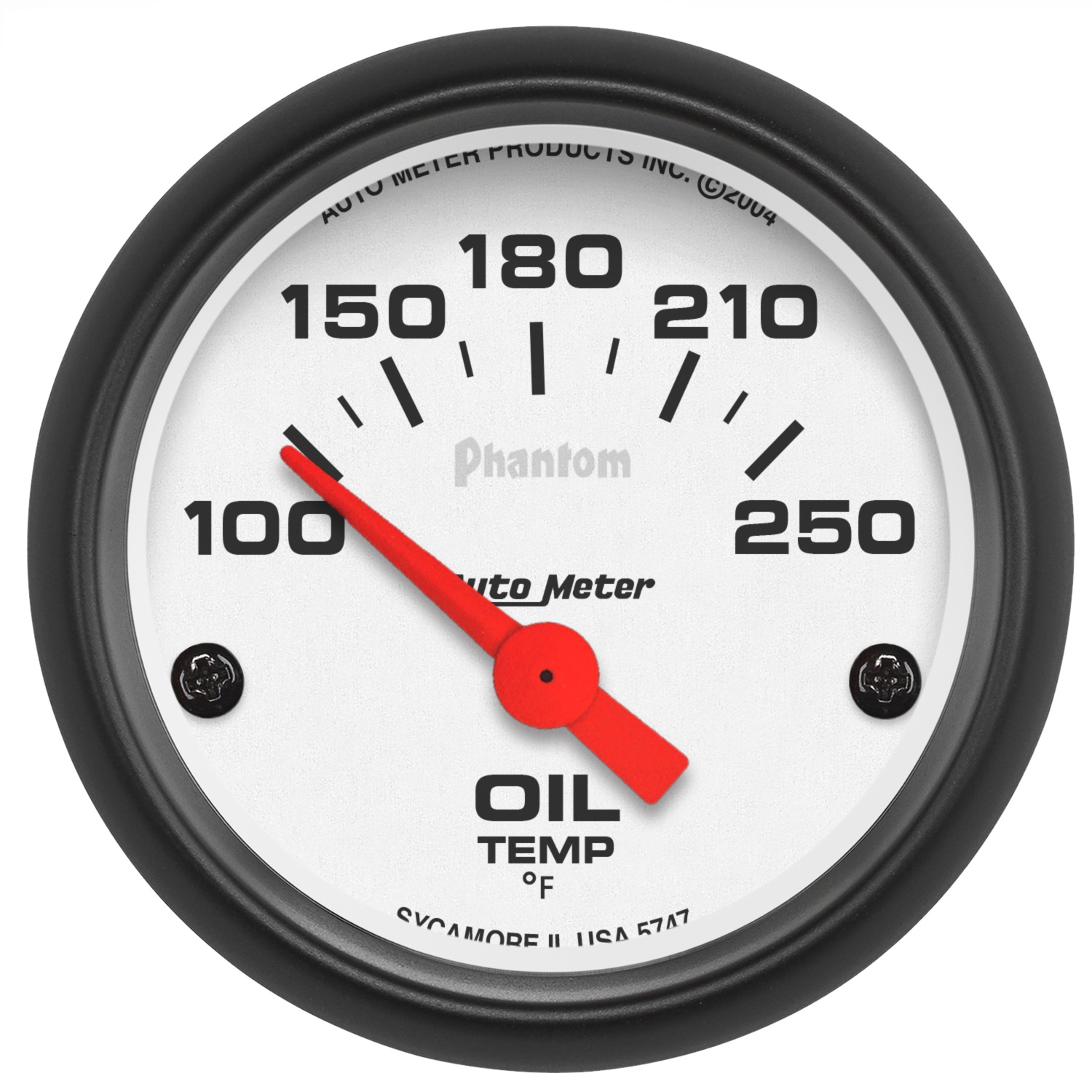 Auto Meter Auto Meter 5747 Phantom; Electric Oil Temperature Gauge