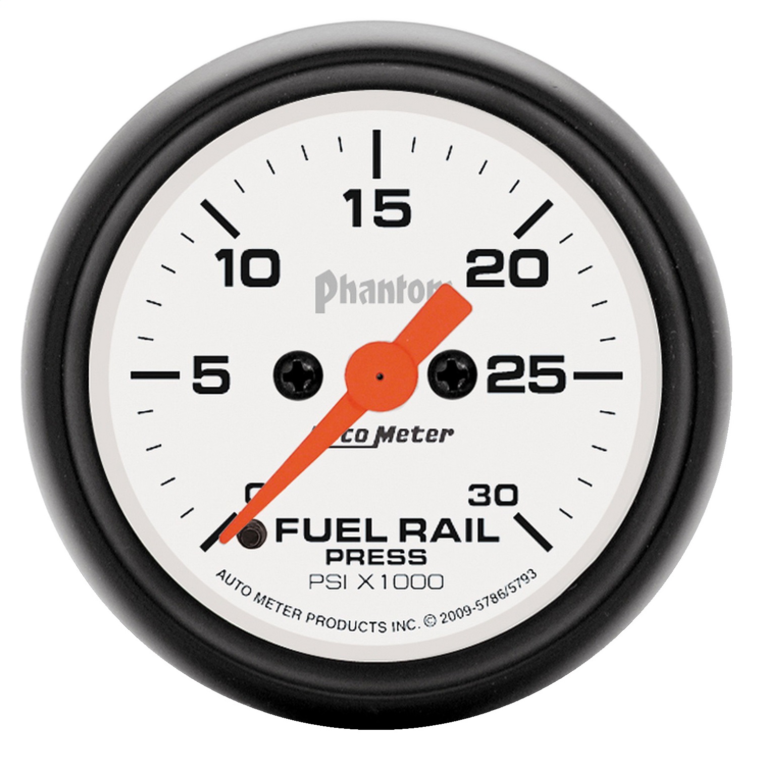 Auto Meter Auto Meter 5786 Phantom; Fuel Rail Pressure Gauge