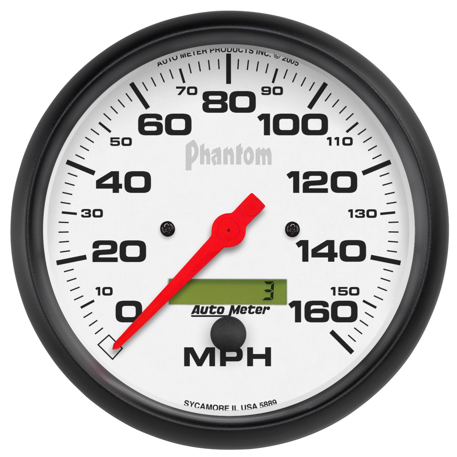 Auto Meter Auto Meter 5889 Phantom; In-Dash Electric Speedometer