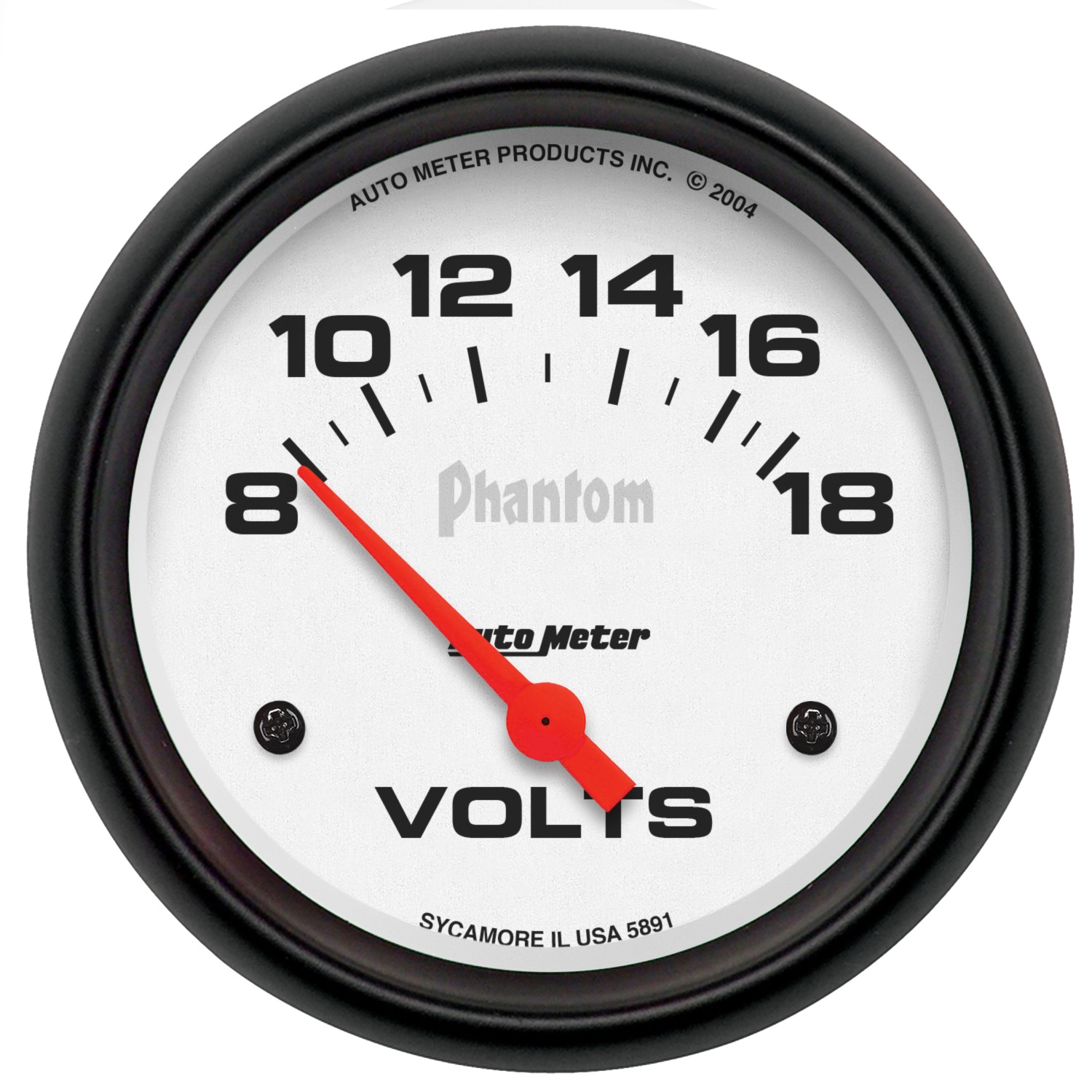 Auto Meter Auto Meter 5891 Phantom; Electric Voltmeter Gauge