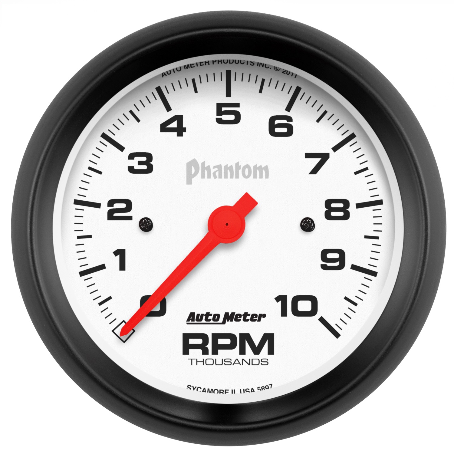Auto Meter Auto Meter 5897 Phantom; In-Dash Electric Tachometer