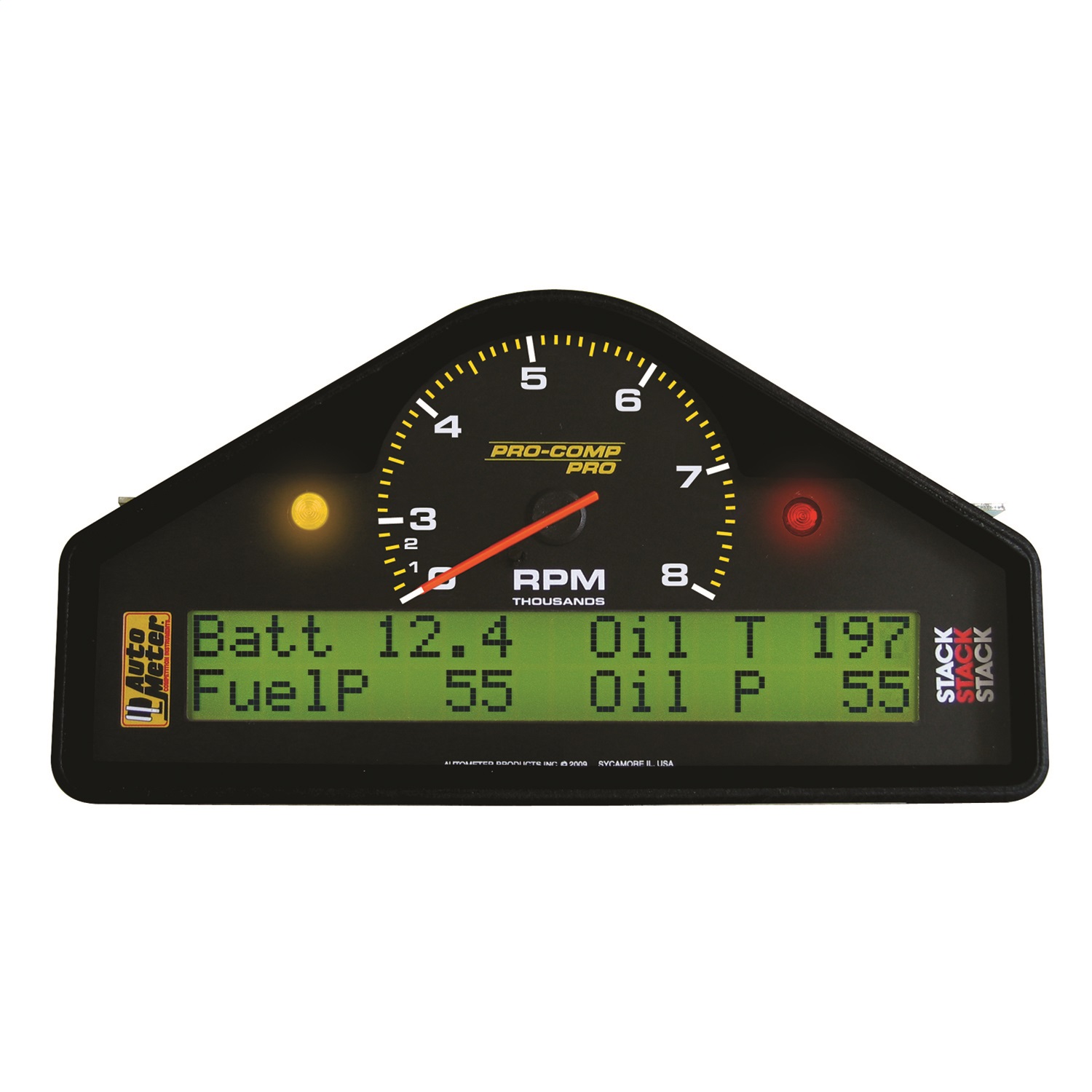 Auto Meter Auto Meter 6012 Pro-Comp Pro; Digital Race Tach/Speedo Combo