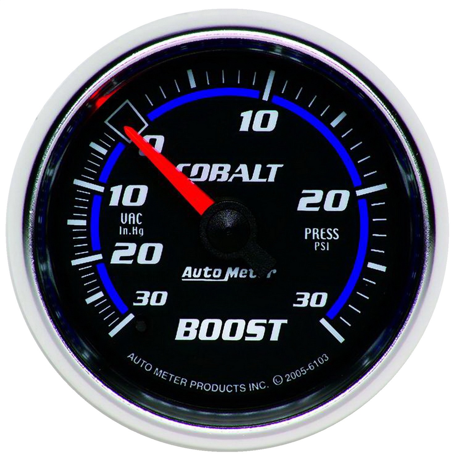 Auto Meter Auto Meter 6103 Cobalt; Mechanical Boost/Vacuum Gauge