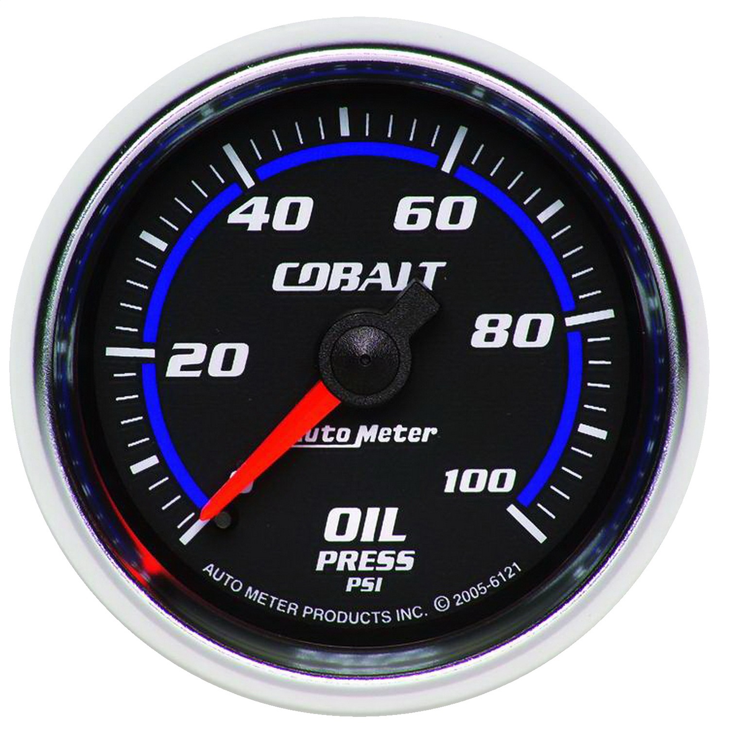 Auto Meter Auto Meter 6121 Cobalt; Mechanical Oil Pressure Gauge