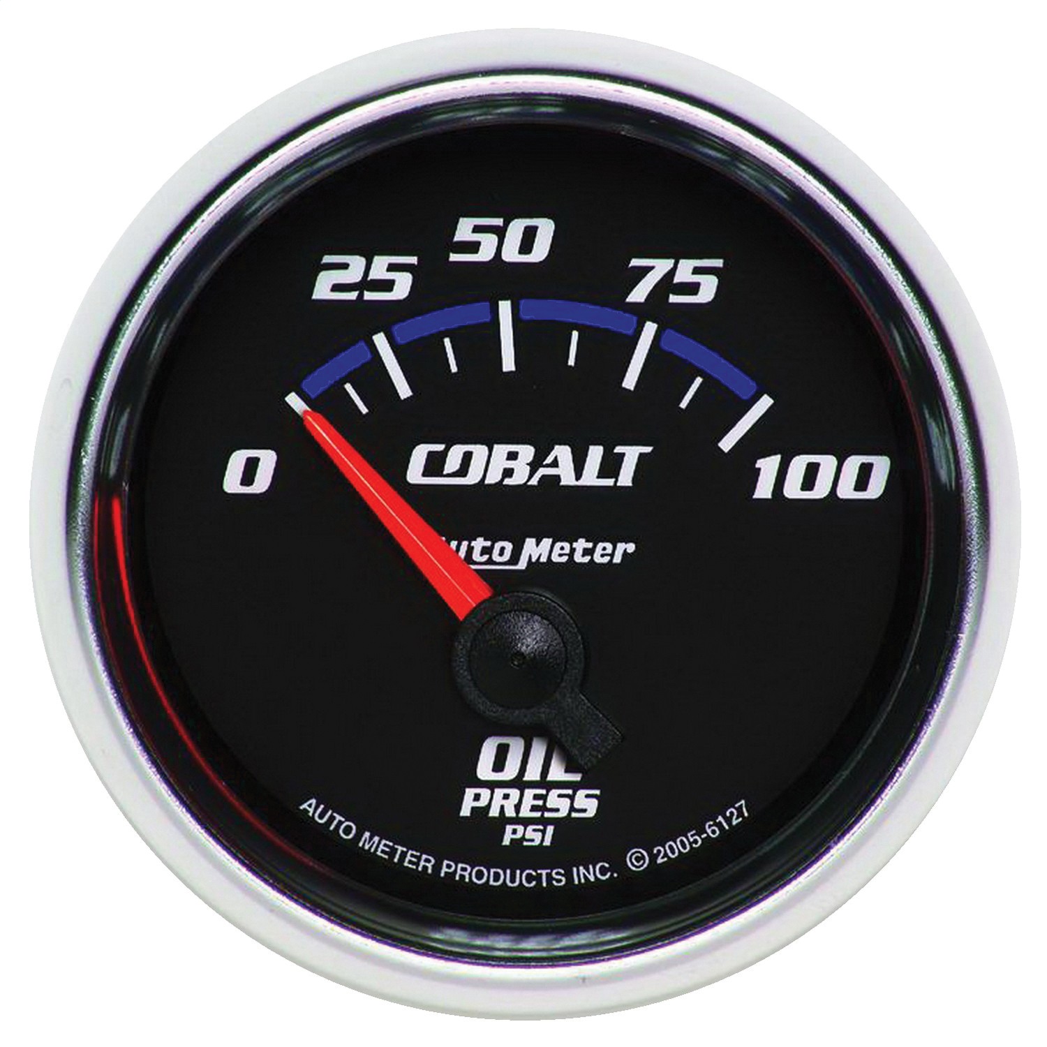Auto Meter Auto Meter 6127 Cobalt; Electric Oil Pressure Gauge