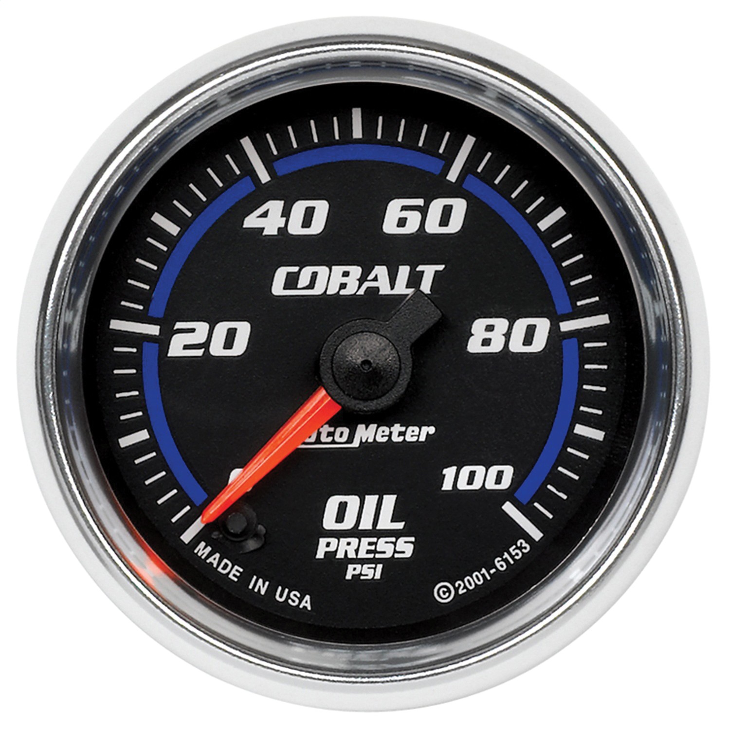 Auto Meter Auto Meter 6153 Cobalt; Electric Oil Pressure Gauge