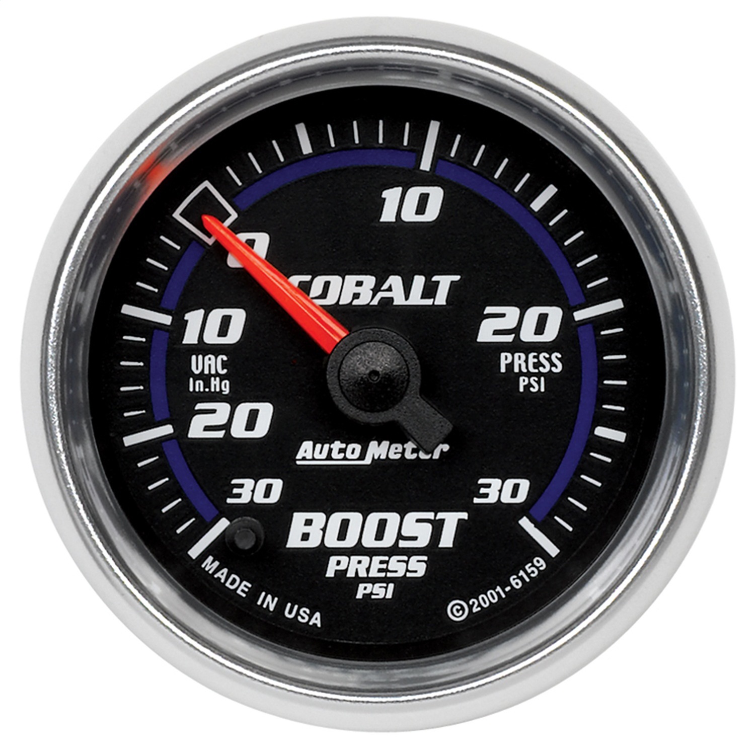 Auto Meter Auto Meter 6159 Cobalt; Electric Boost/Vacuum Gauge