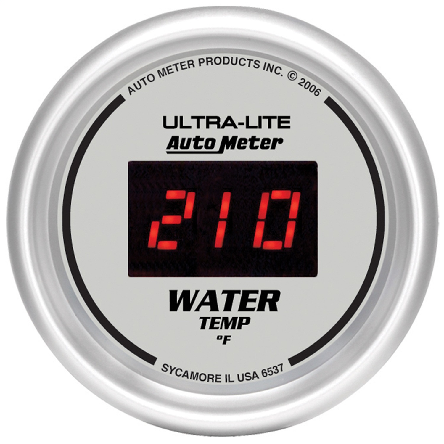 Auto Meter Auto Meter 6537 Ultra-Lite; Digital Water Temperature Gauge