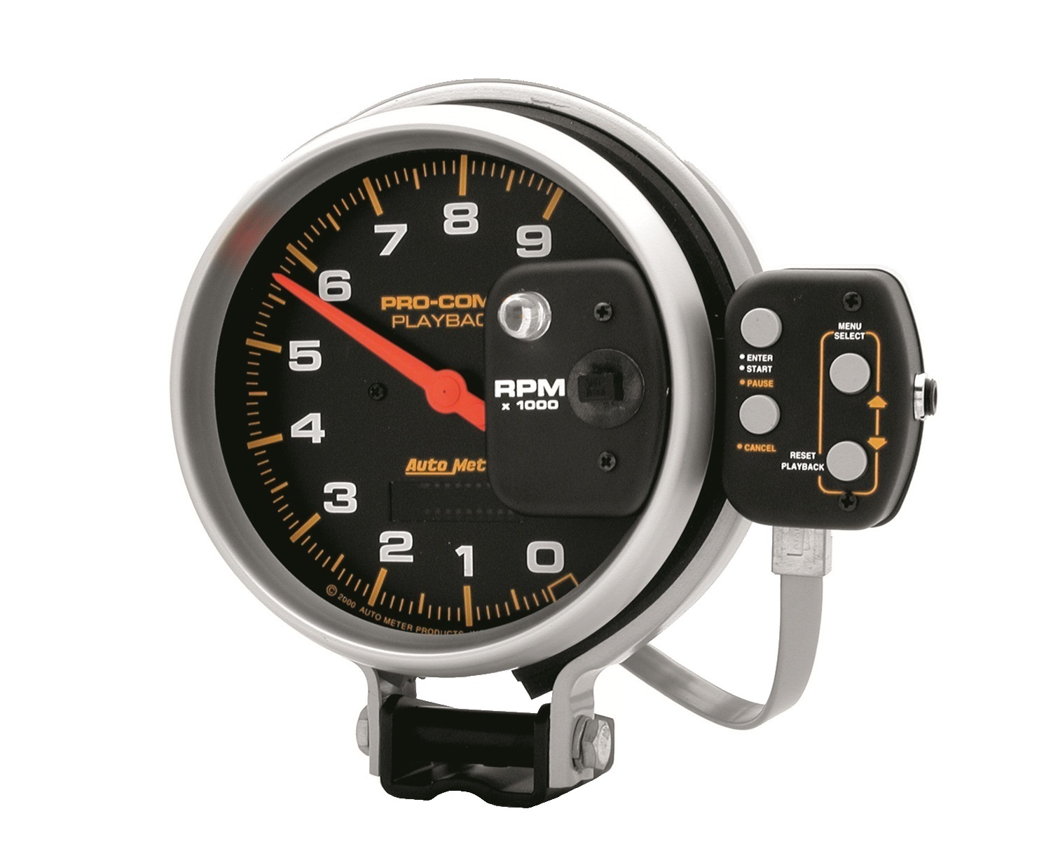 Auto Meter Auto Meter 6861 Pro-Comp; Playback Single Range Tachometer