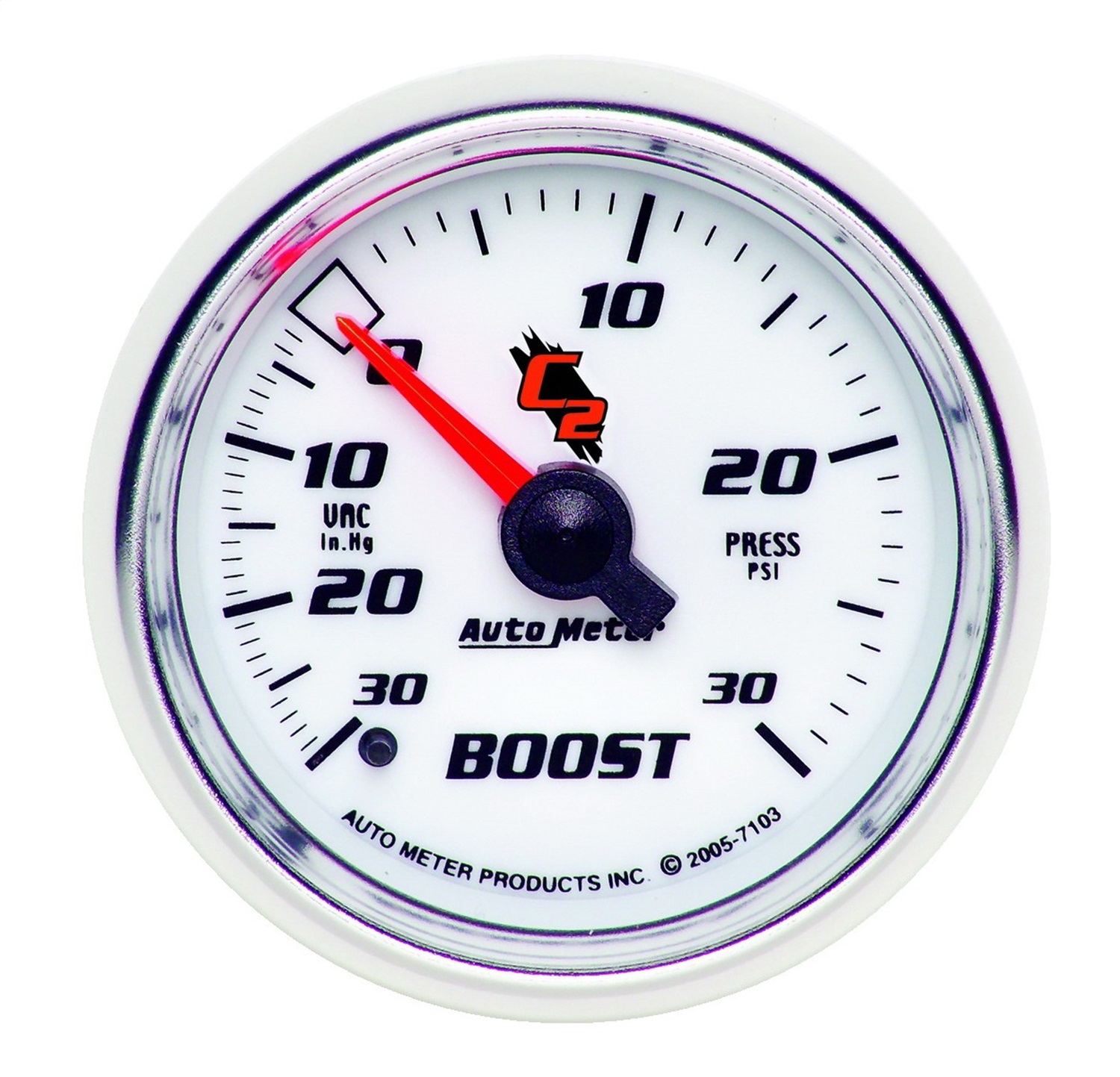 Auto Meter Auto Meter 7103 C2; Mechanical Boost/Vacuum Gauge