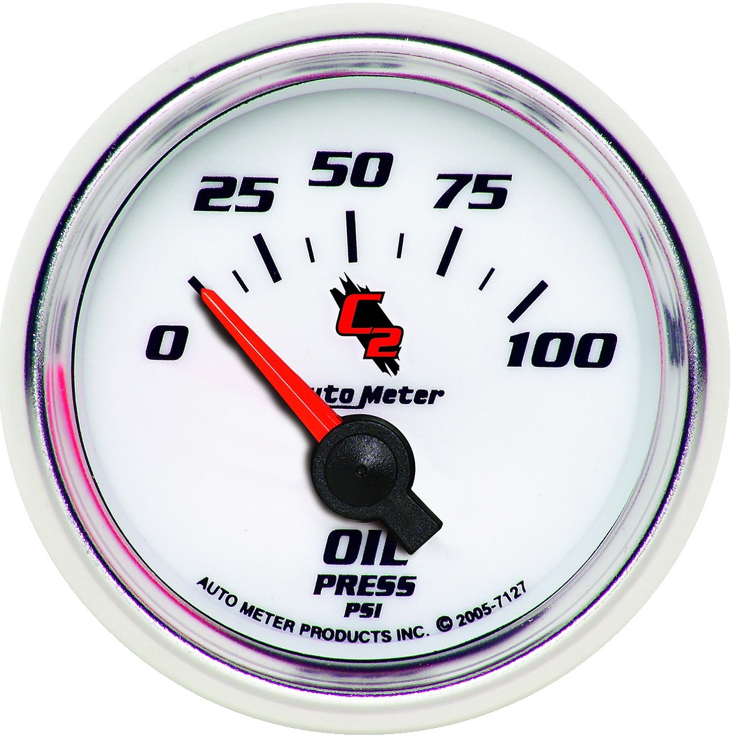 Auto Meter Auto Meter 7127 C2; Electric Oil Pressure Gauge