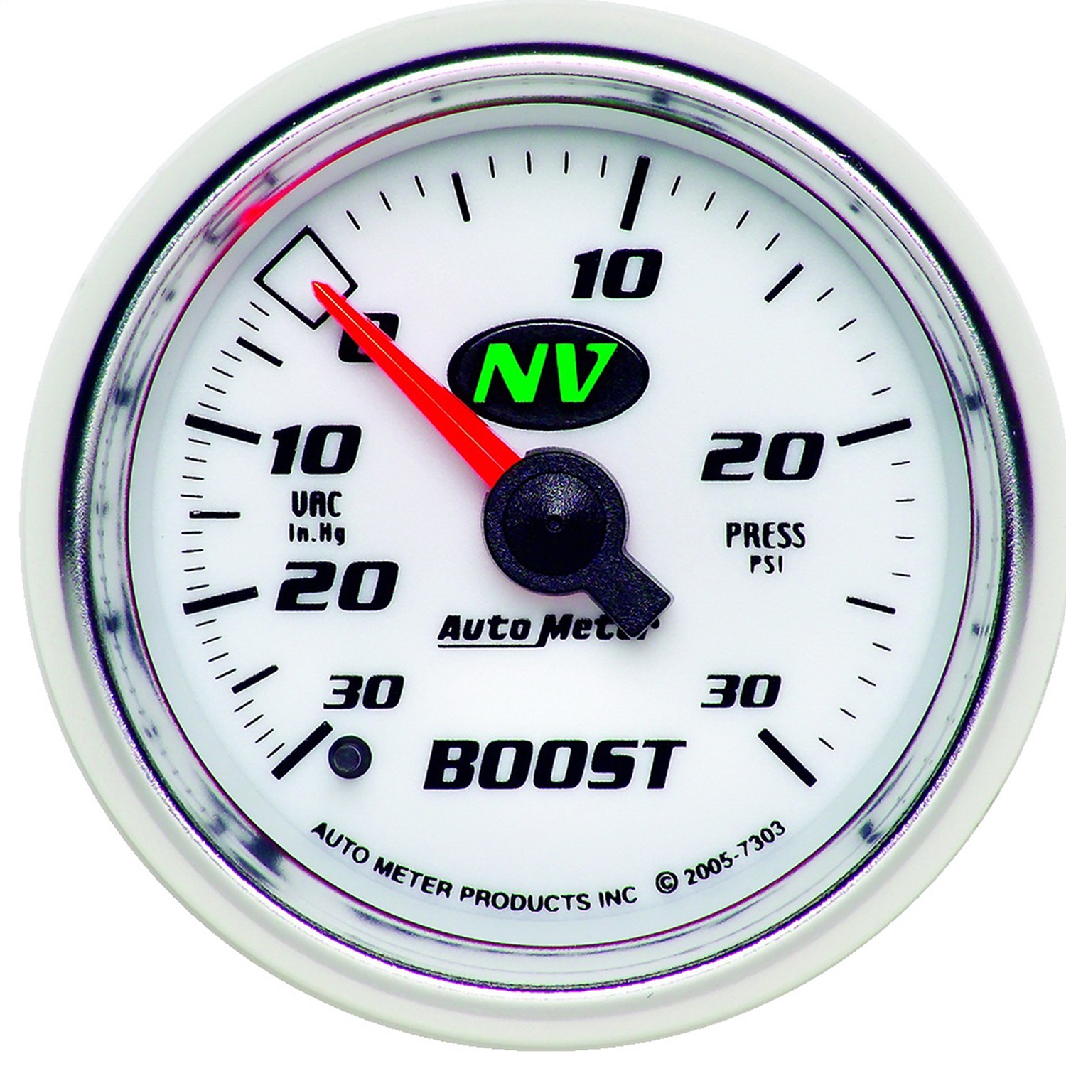 Auto Meter Auto Meter 7303 NV; Mechanical Boost/Vacuum Gauge