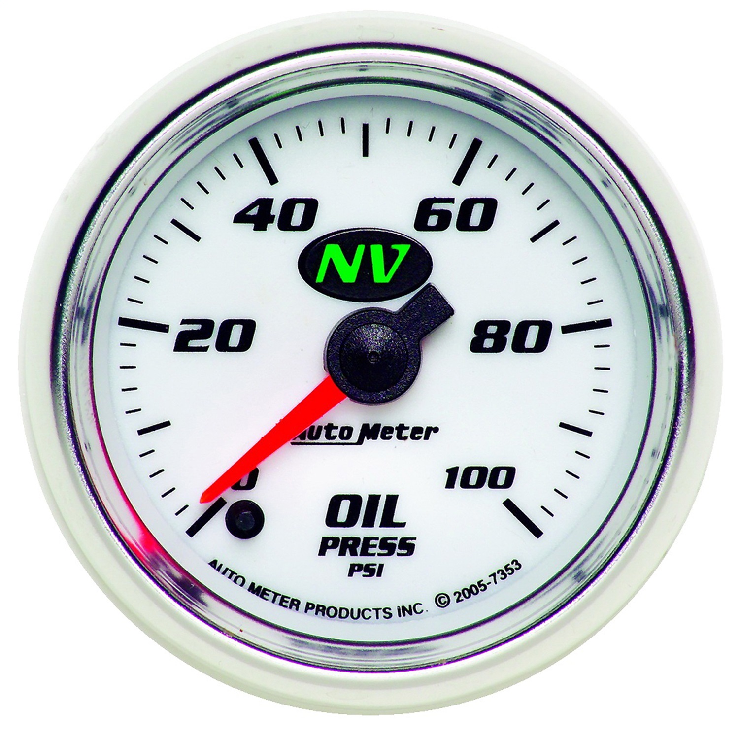 Auto Meter Auto Meter 7353 NV; Electric Oil Pressure Gauge