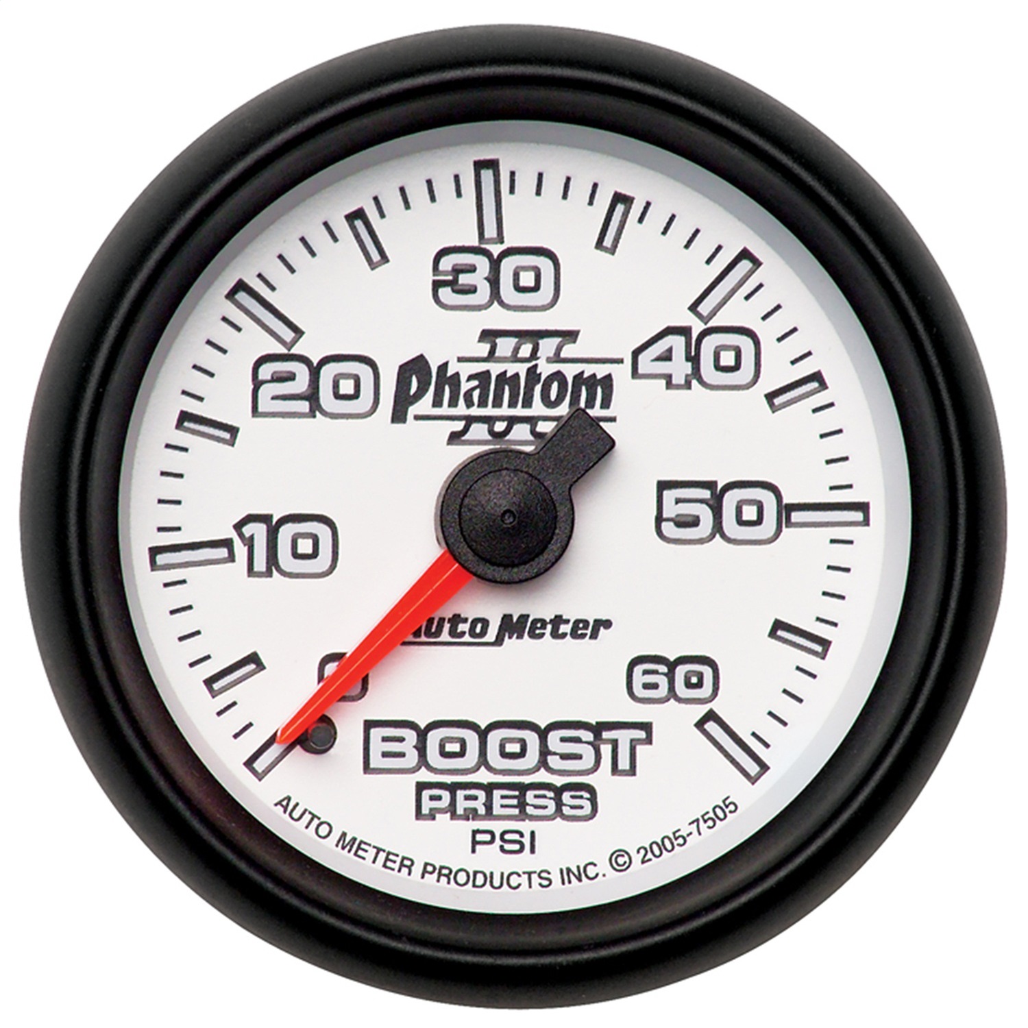 Auto Meter Auto Meter 7505 Phantom II; Mechanical Boost Gauge