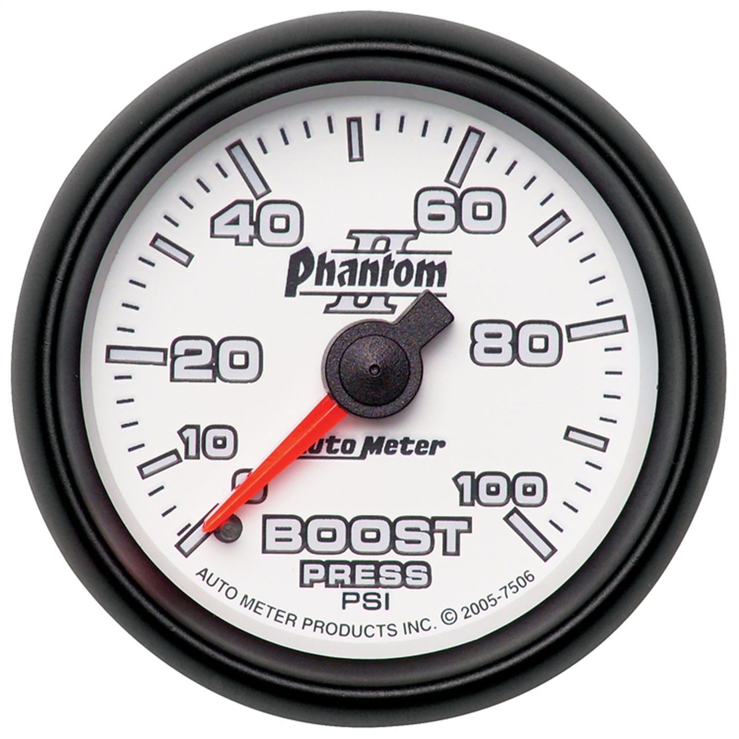 Auto Meter Auto Meter 7506 Phantom II; Mechanical Boost Gauge
