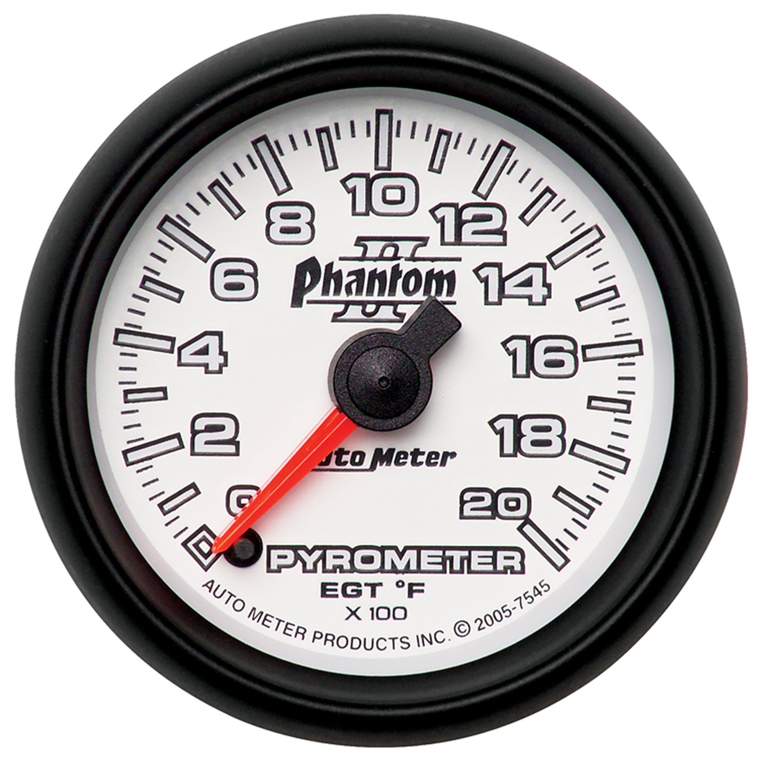 Auto Meter Auto Meter 7545 Phantom II; Electric Pyrometer Gauge Kit