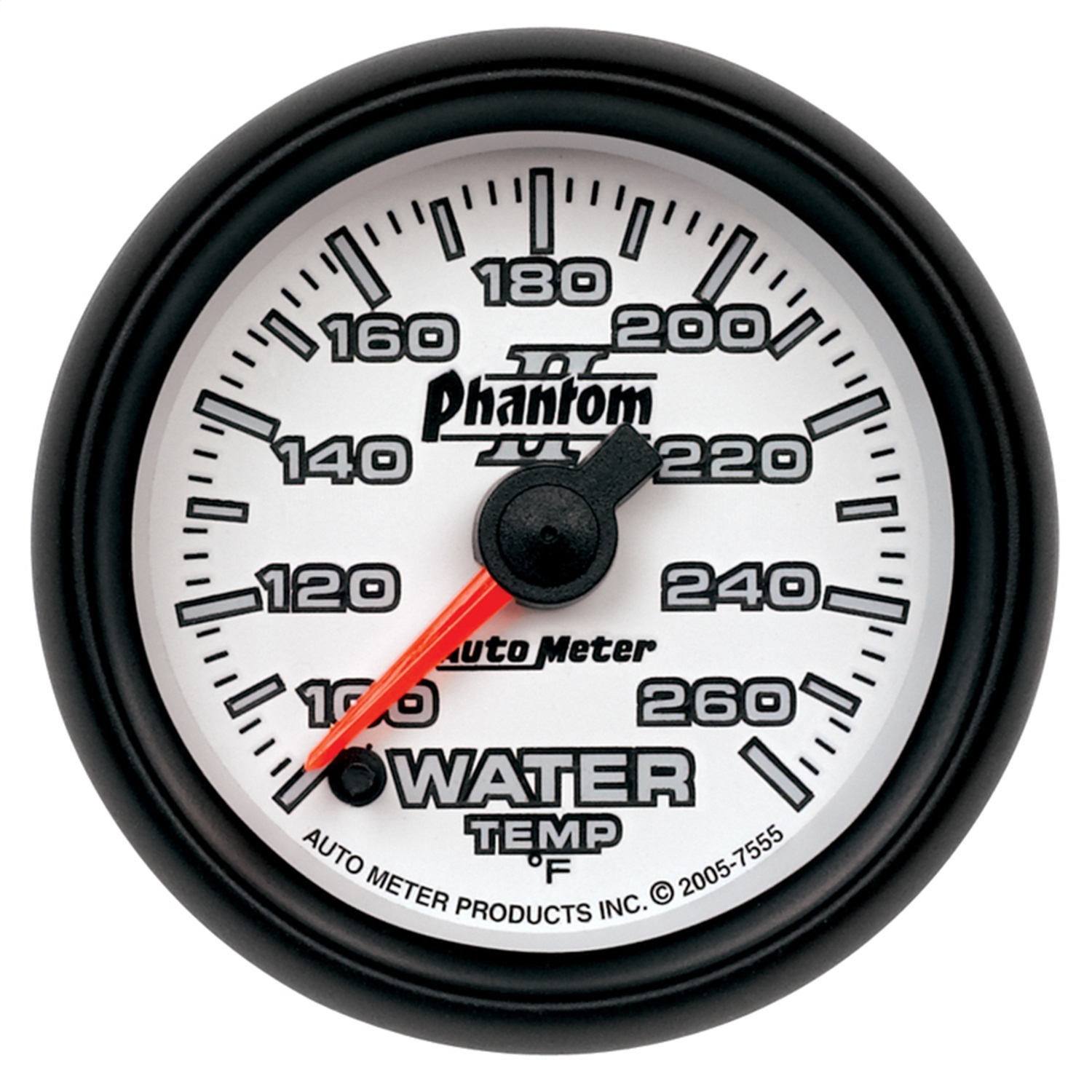 Auto Meter Auto Meter 7555 Phantom II; Electric Water Temperature Gauge