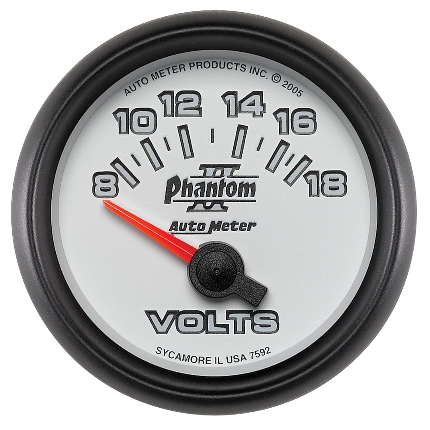 Auto Meter Auto Meter 7592 Phantom II; Electric Voltmeter Gauge