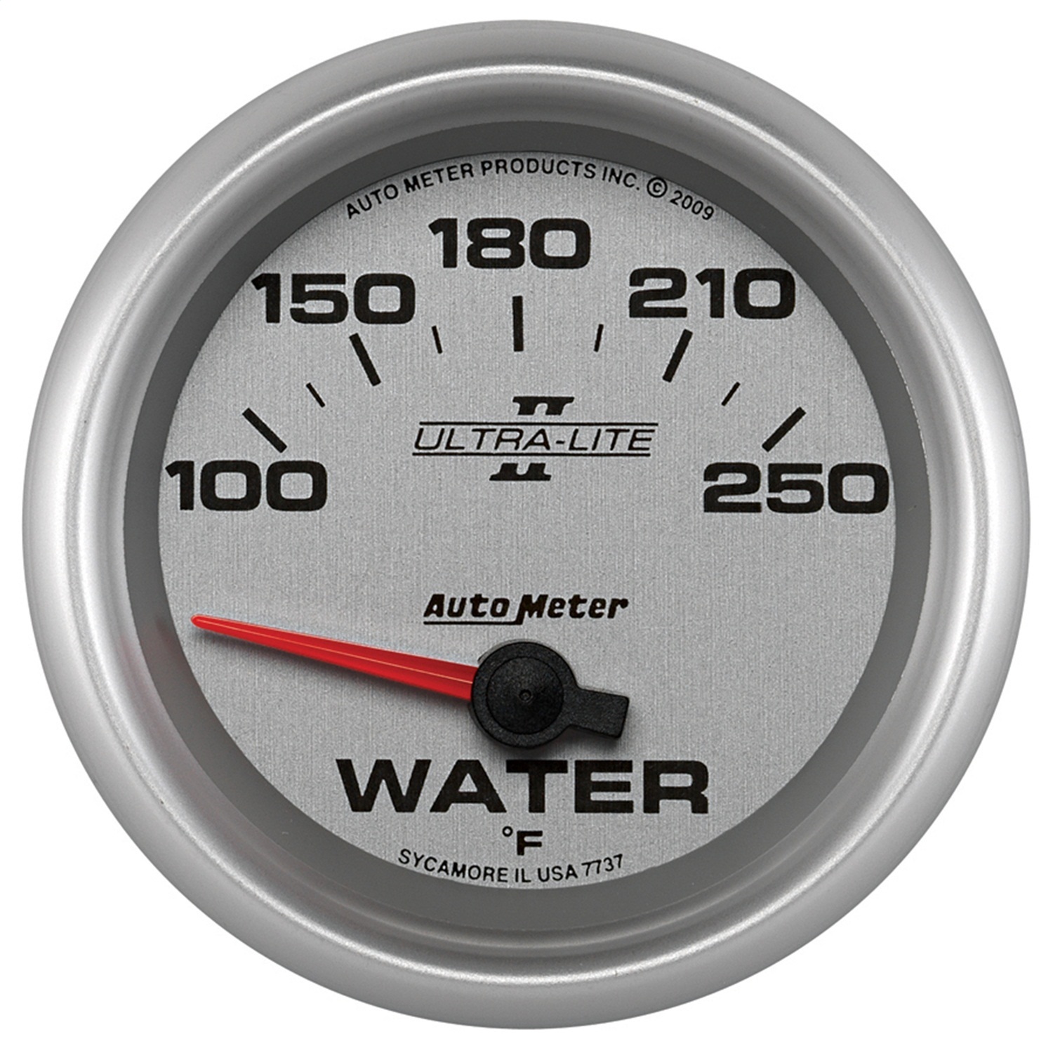 Auto Meter Auto Meter 7737 Ultra-Lite II; Electric Water Temperature Gauge