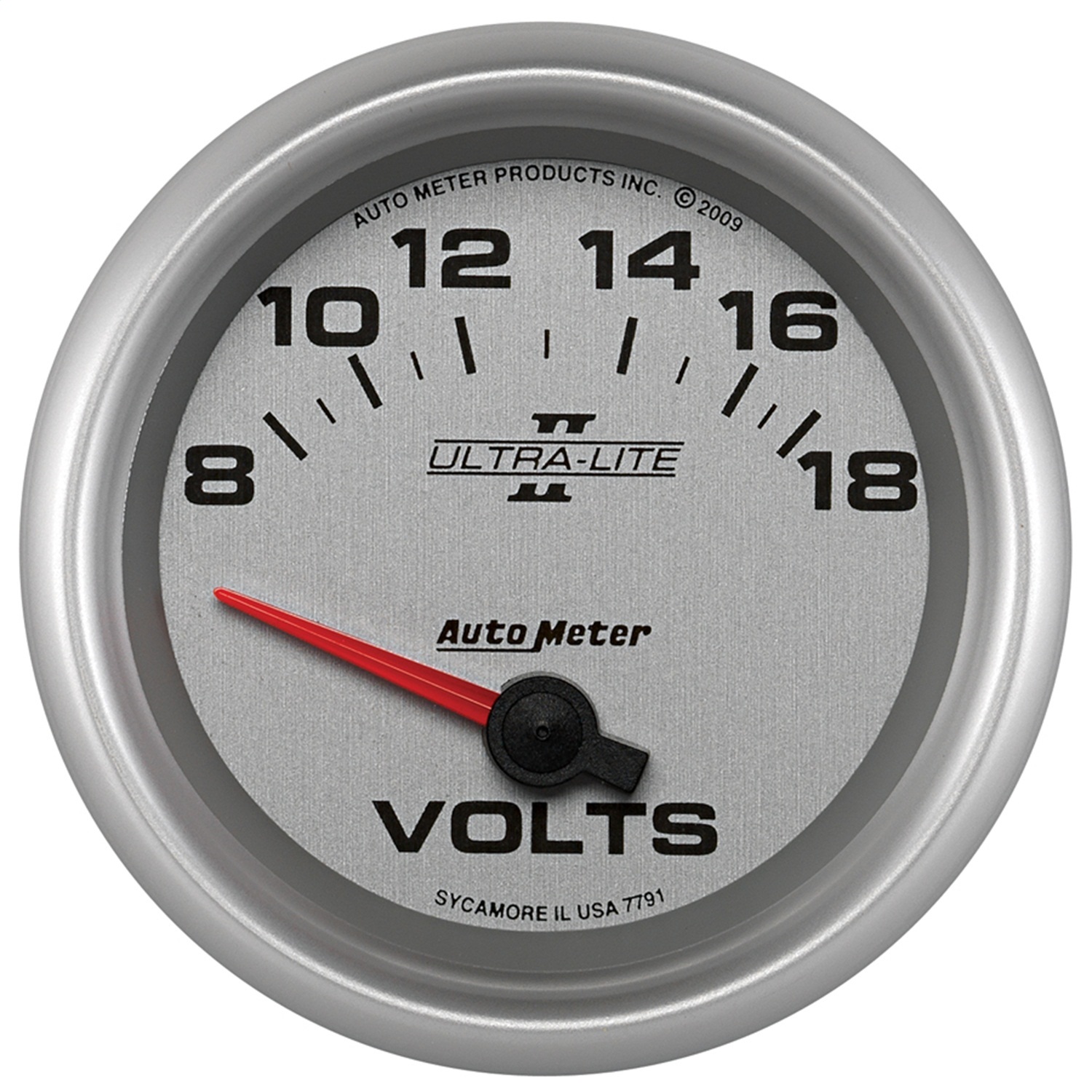 Auto Meter Auto Meter 7791 Ultra-Lite II; Electric Voltmeter Gauge