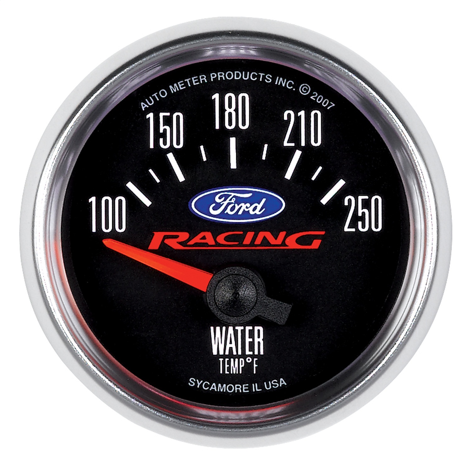 Auto Meter Auto Meter 880077 Ford Racing Series; Electric Water Temperature Gauge