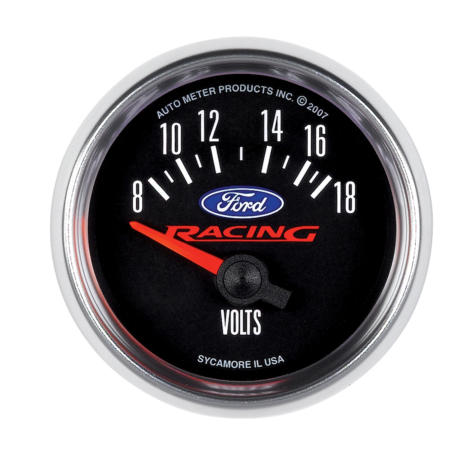Auto Meter Auto Meter 880081 Ford Racing Series; Electric Voltmeter Gauge