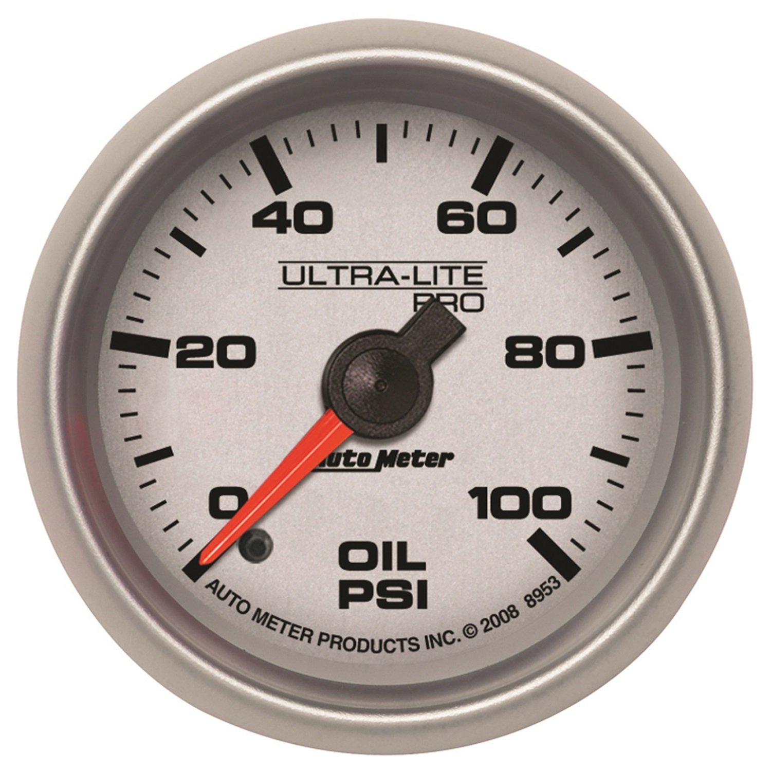 Auto Meter Auto Meter 8953 Ultra-Lite Pro; Oil Pressure Gauge