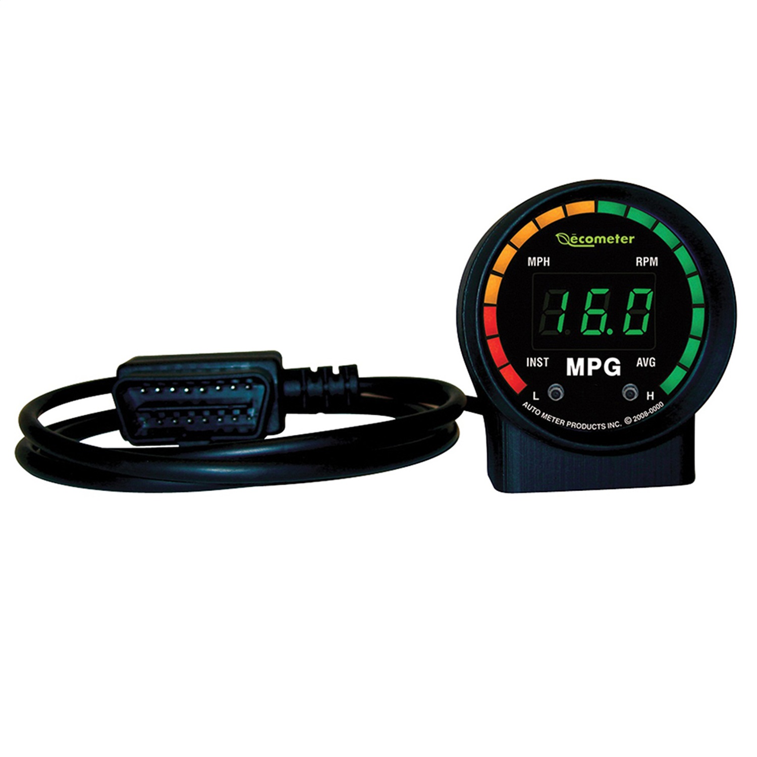 Auto Meter Auto Meter 9105 ecometer; Fuel Consumption Gauge