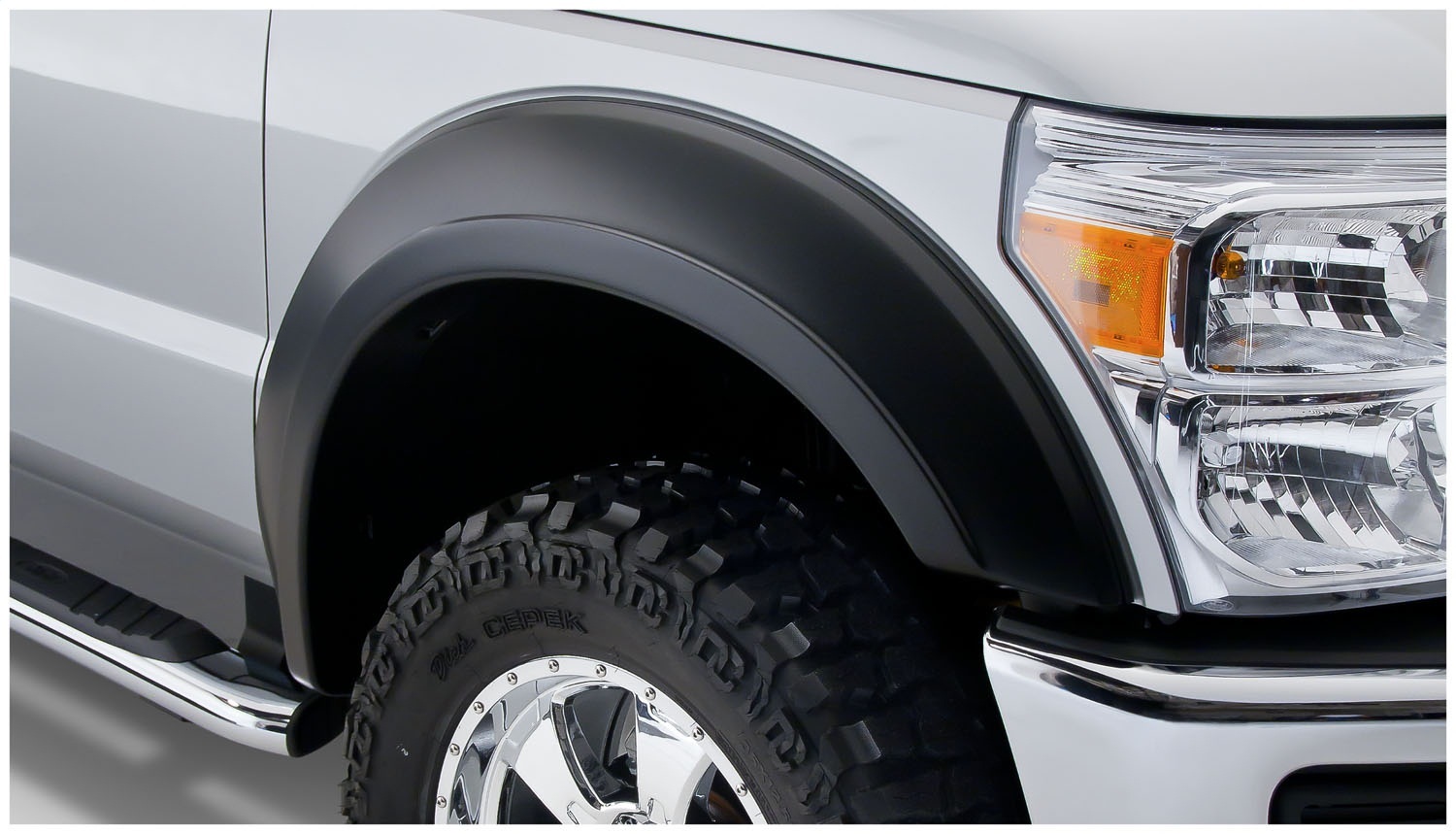 Bushwacker Bushwacker 20085-02 Extend-A-Fender Flares F-250 Super Duty F-350 Super Duty