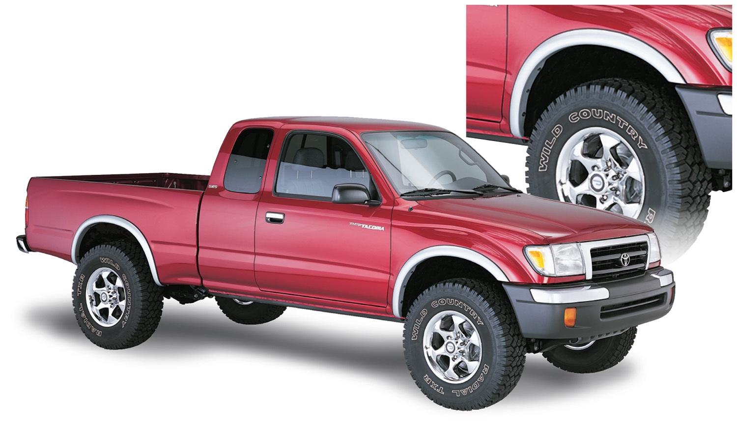 Bushwacker Bushwacker 31914-02 OE Style Fender Flares 95-04 Tacoma