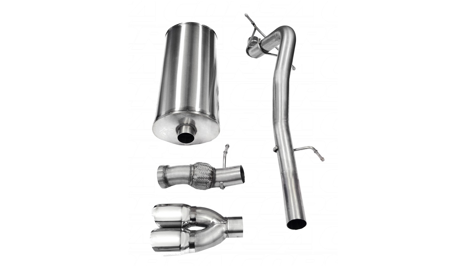 Corsa Performance Corsa Performance 14881 Touring Cat-Back Exhaust System Fits Escalade Yukon