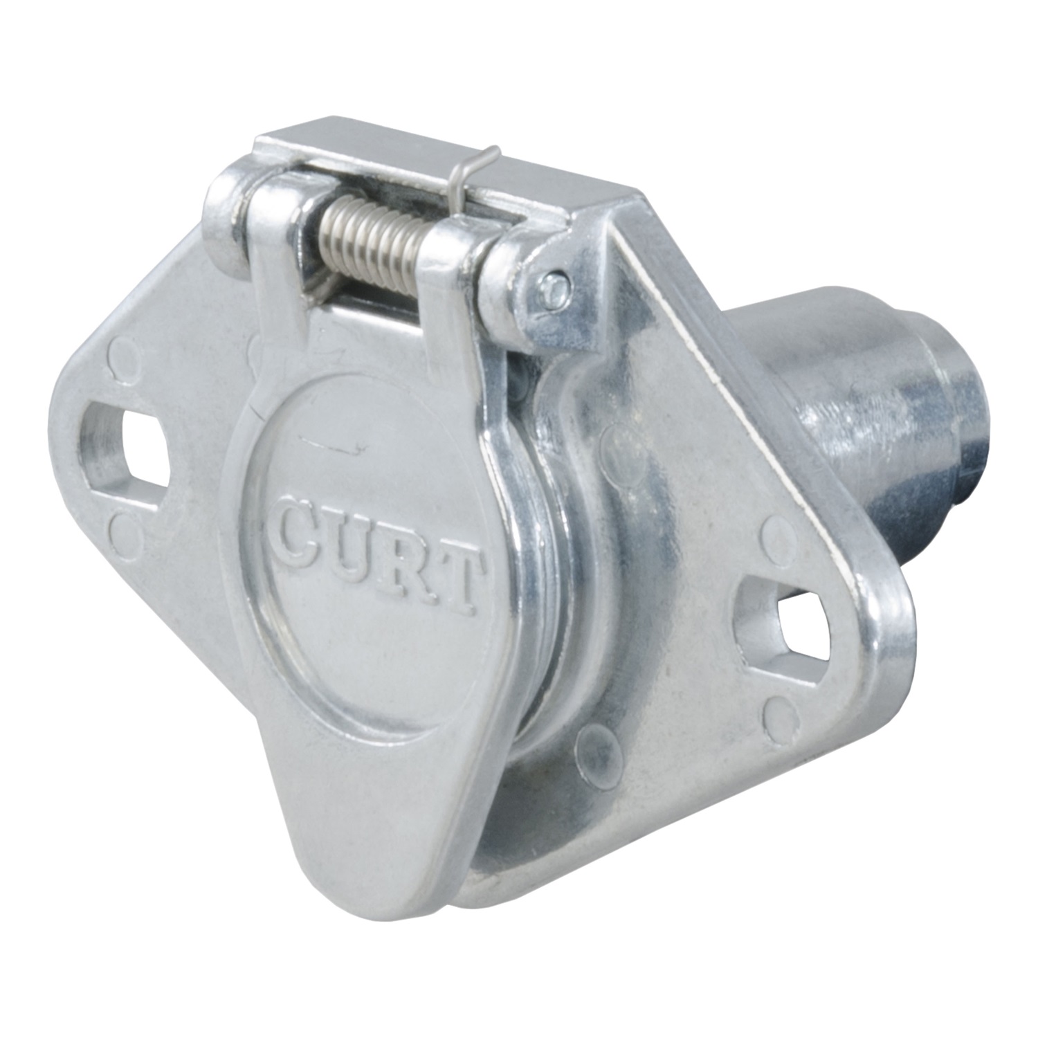 CURT Manufacturing CURT Manufacturing 58090 6-Way Round Connector  Fits