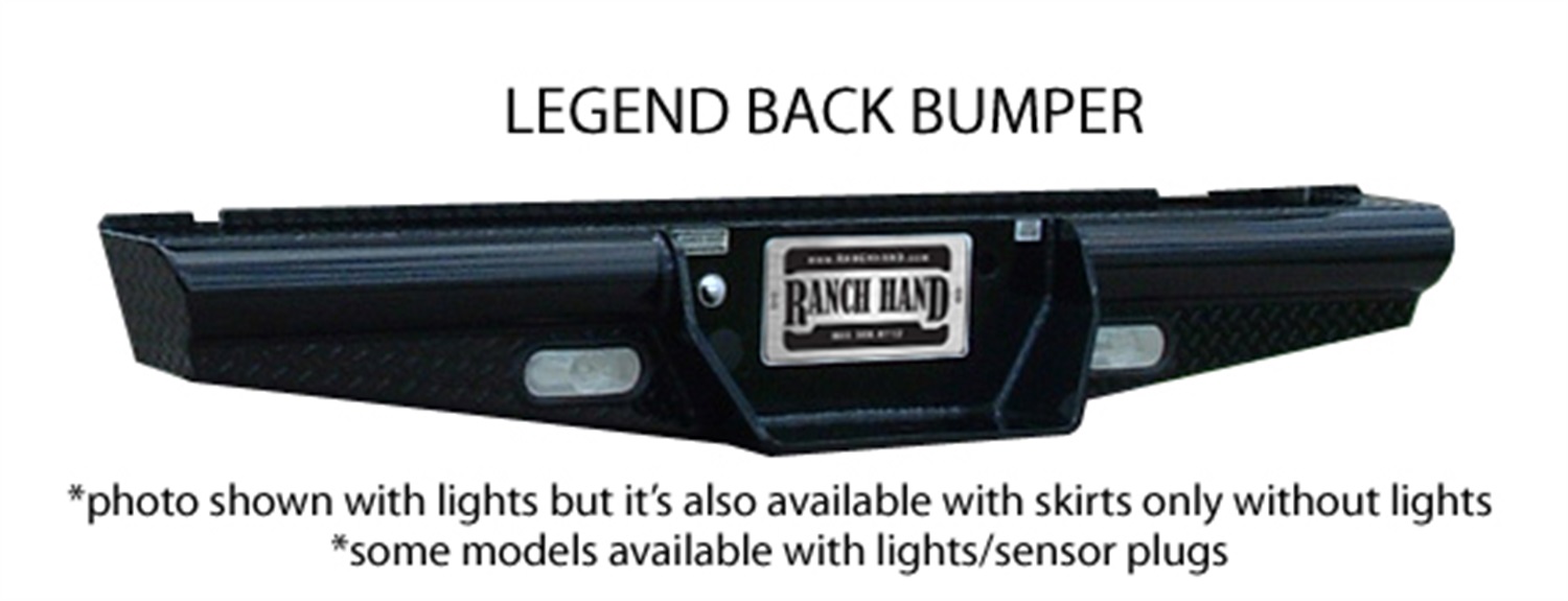 Ranch Hand Ranch Hand BBF978BLS Legend Series; Rear Bumper Replacement