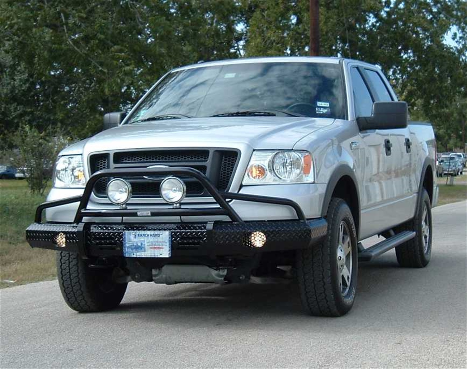 Ranch Hand Ranch Hand BSF06HBL1 Summit BullNose Series; Front Bumper Replacement Fits F-150