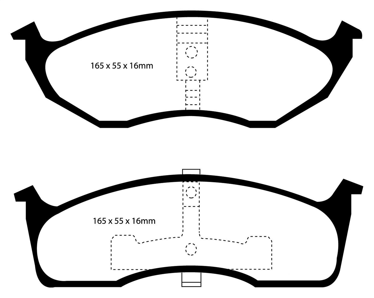 EBC Brakes EBC Brakes DP31623C EBC Redstuff Ceramic Low Dust Brake Pads