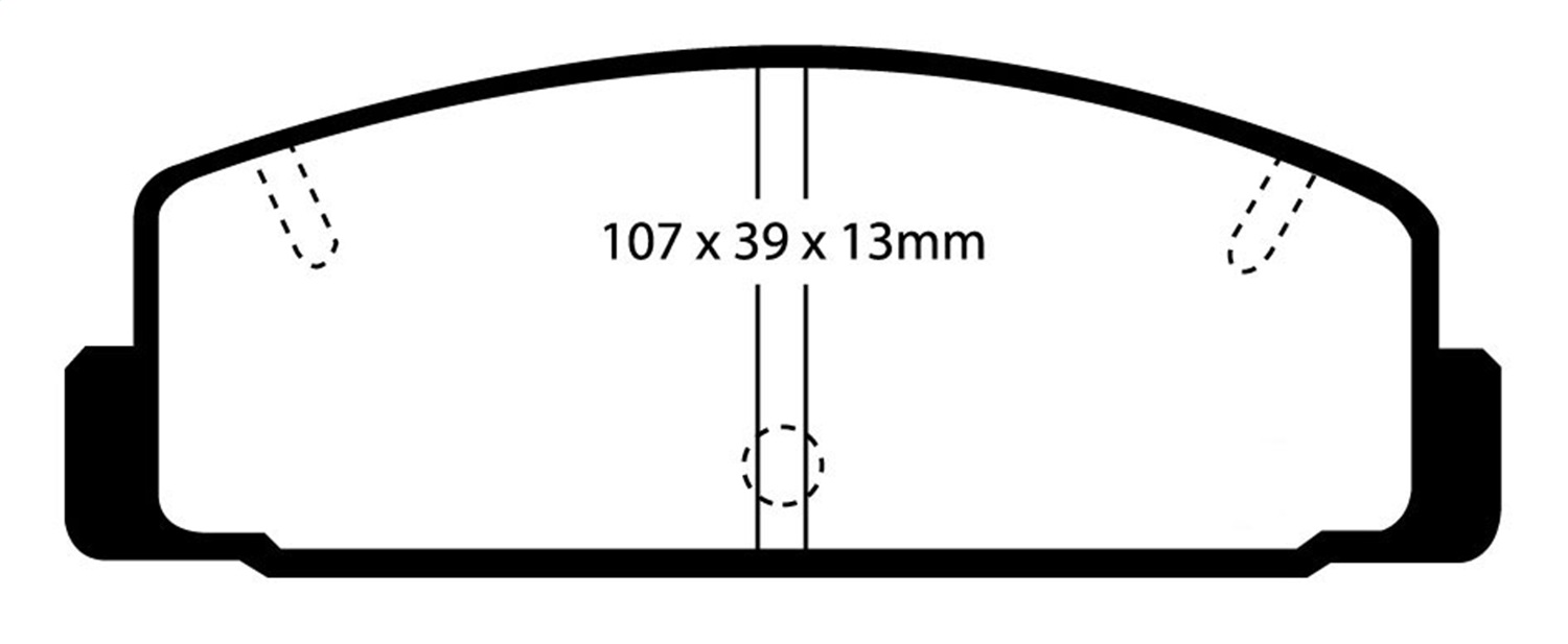 EBC Brakes EBC Brakes DP2729 EBC Greenstuff 2000 Series Sport Brake Pads