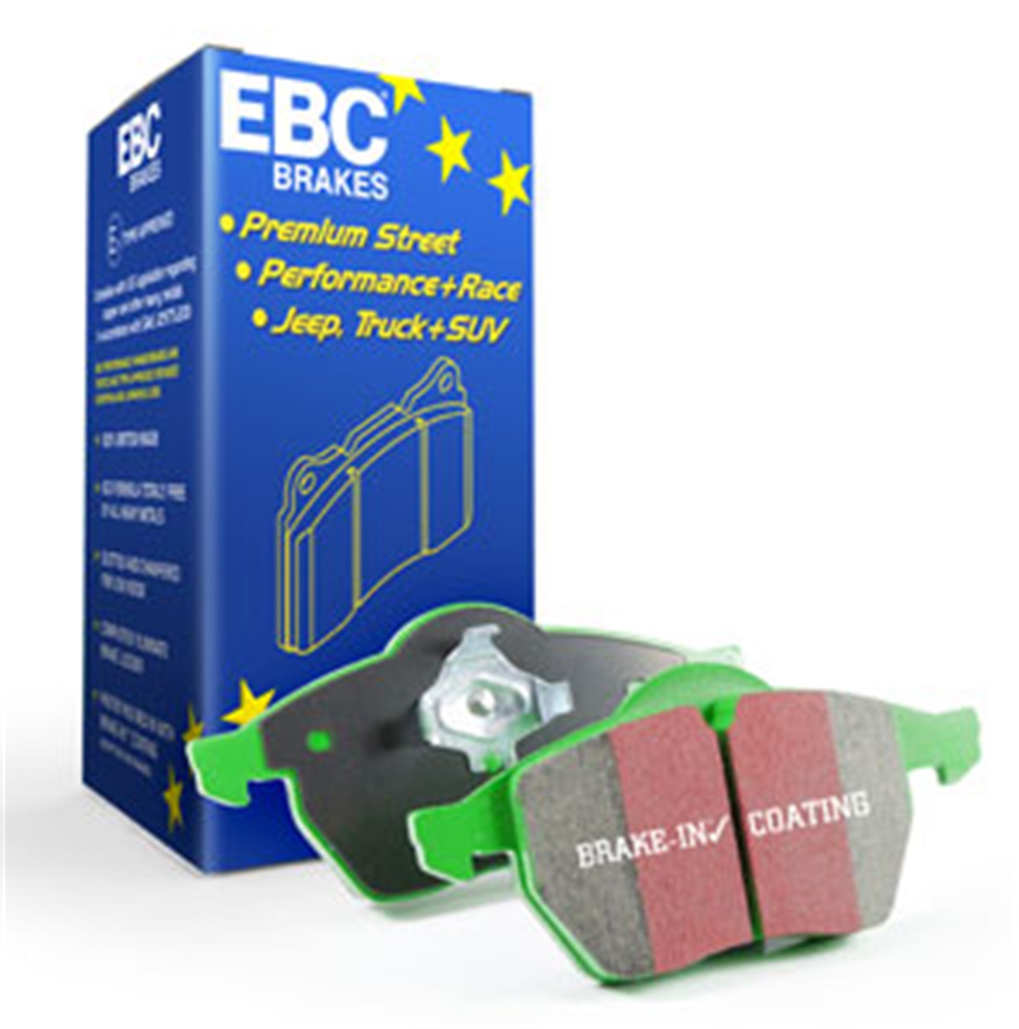 EBC Brakes EBC Brakes DP6807/3 EBC 6000 Series Greenstuff Truck/SUV Brakes; Disc Pads Fits