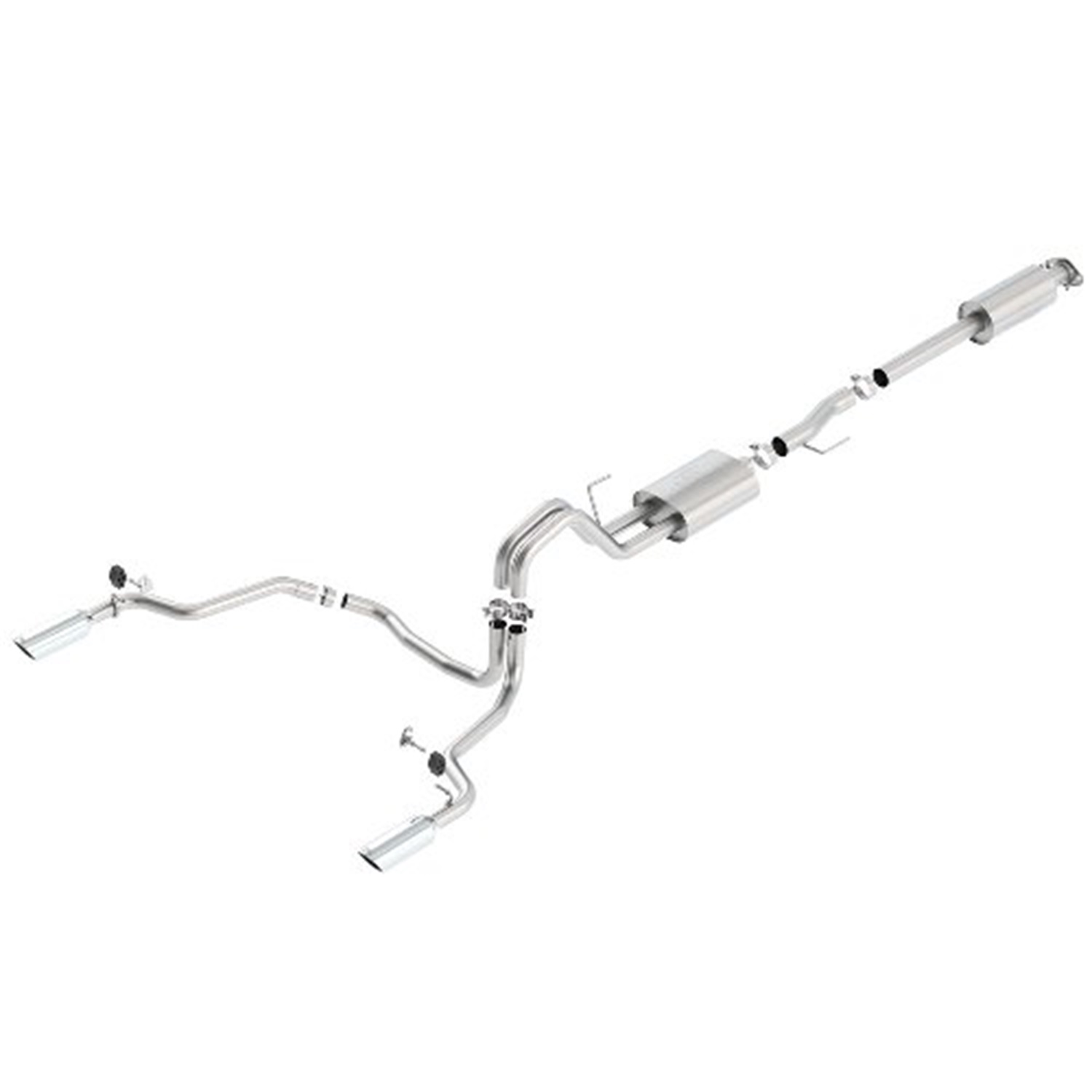 Ford Racing Ford Racing M-5200-F1527DSC Cat-Back Exhaust System Fits 15 F-150
