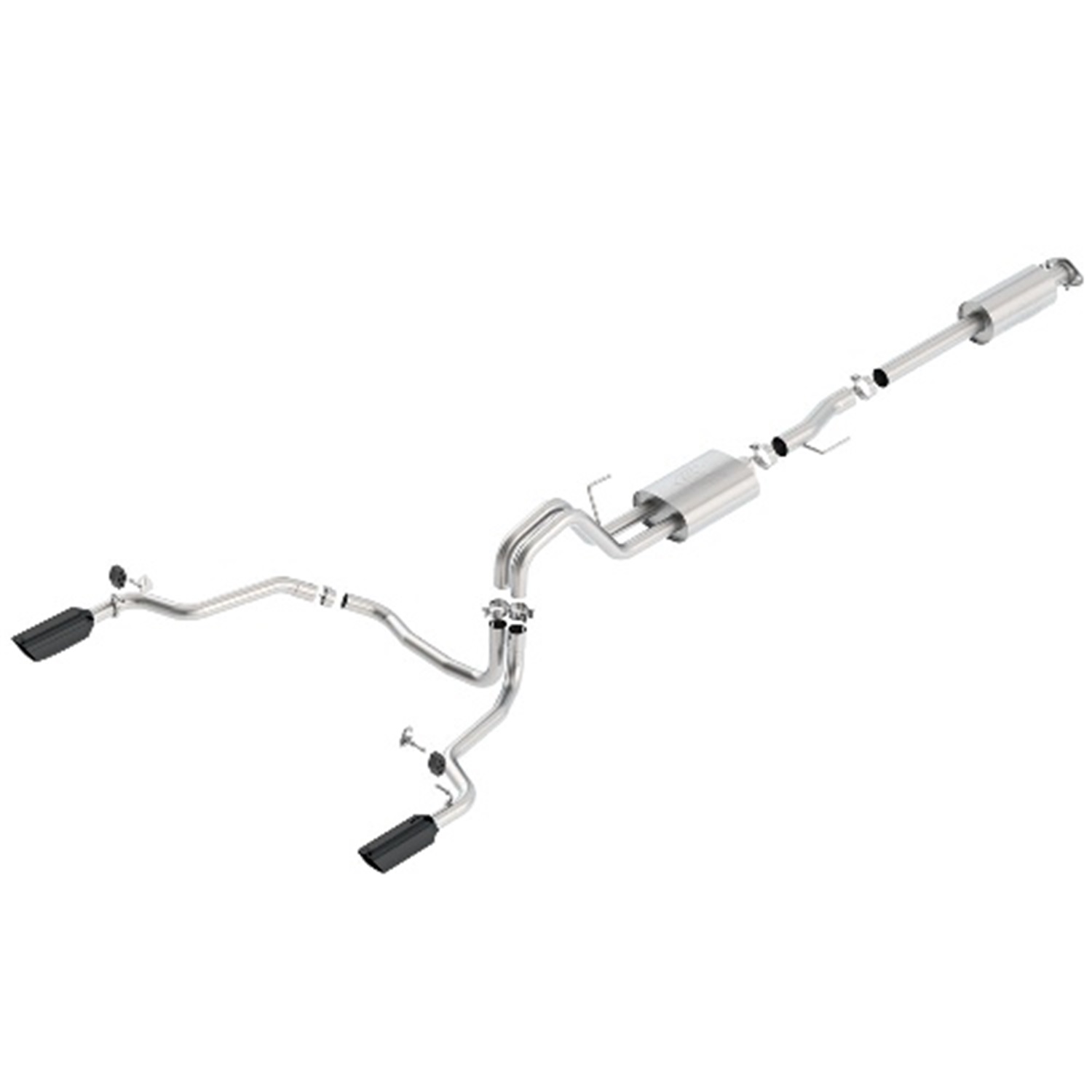 Ford Racing Ford Racing M-5200-F1527DTB Cat-Back Exhaust System Fits 15 F-150