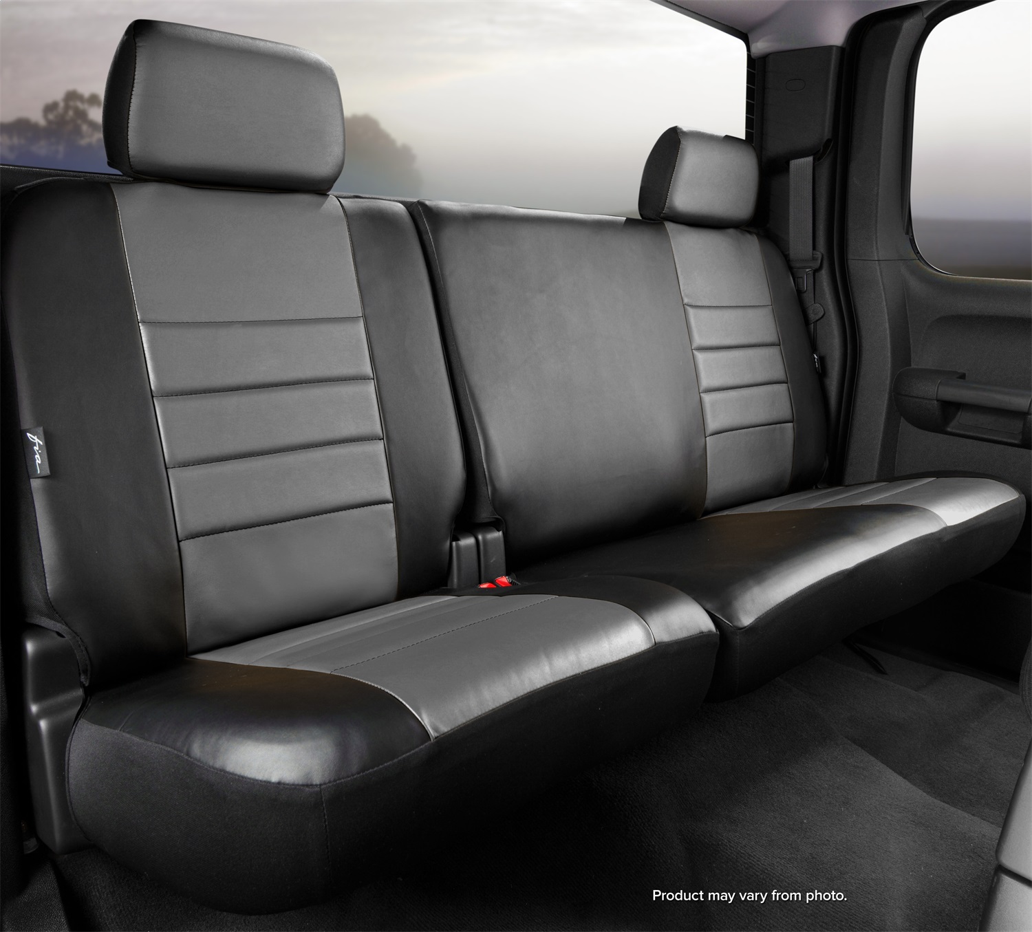 Fia Fia SL62-30GRAY LeatherLite Custom Seat Cover Fits 11-12 F-150