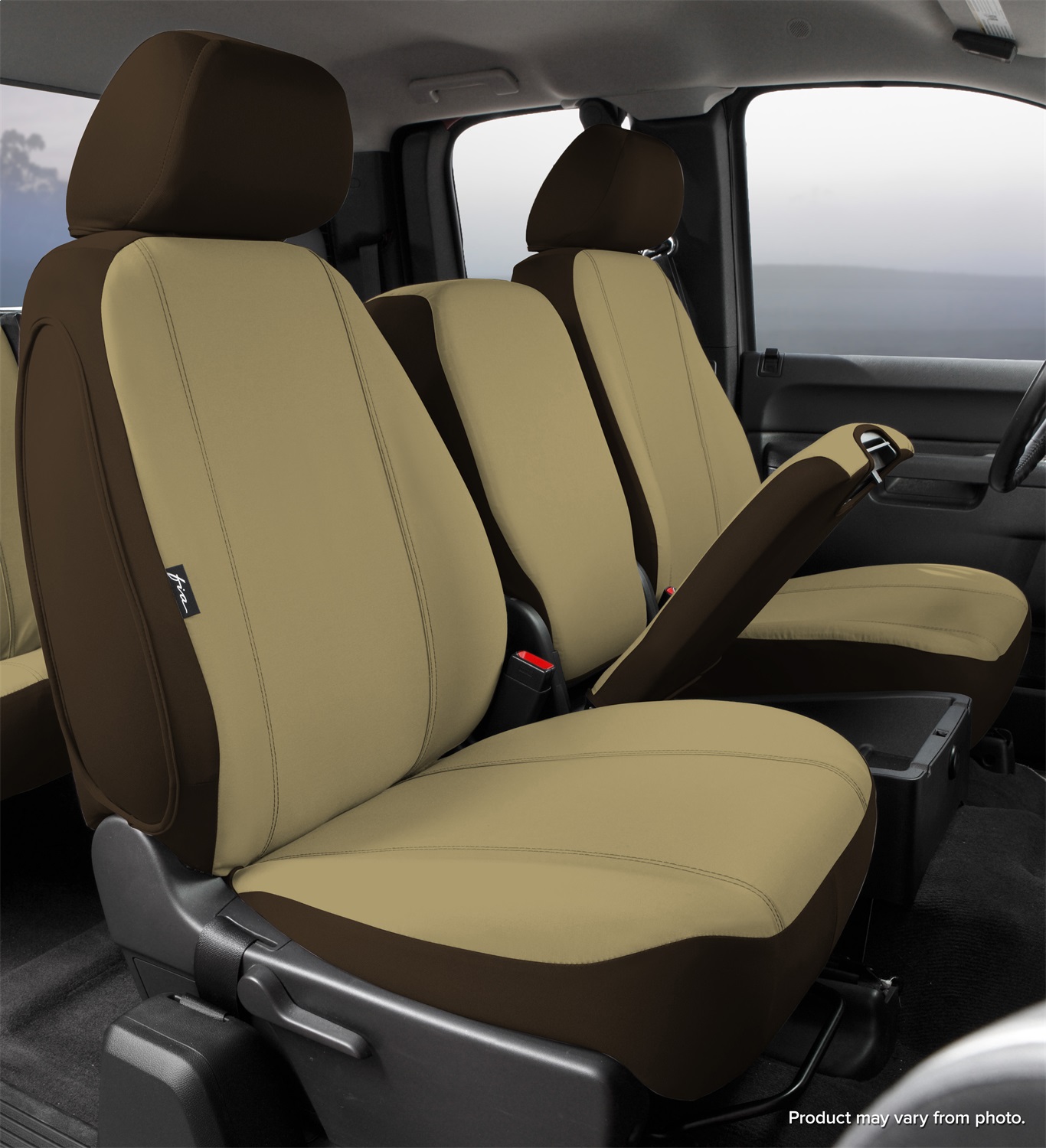 Fia Fia SP87-24TAUPE Seat Protector Custom Seat Cover Fits 09-10 F-150