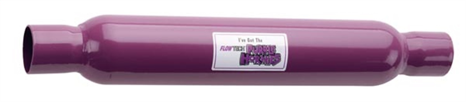 Flowtech Flowtech 50225FLT Purple Hornies; Slip-Fit Muffler