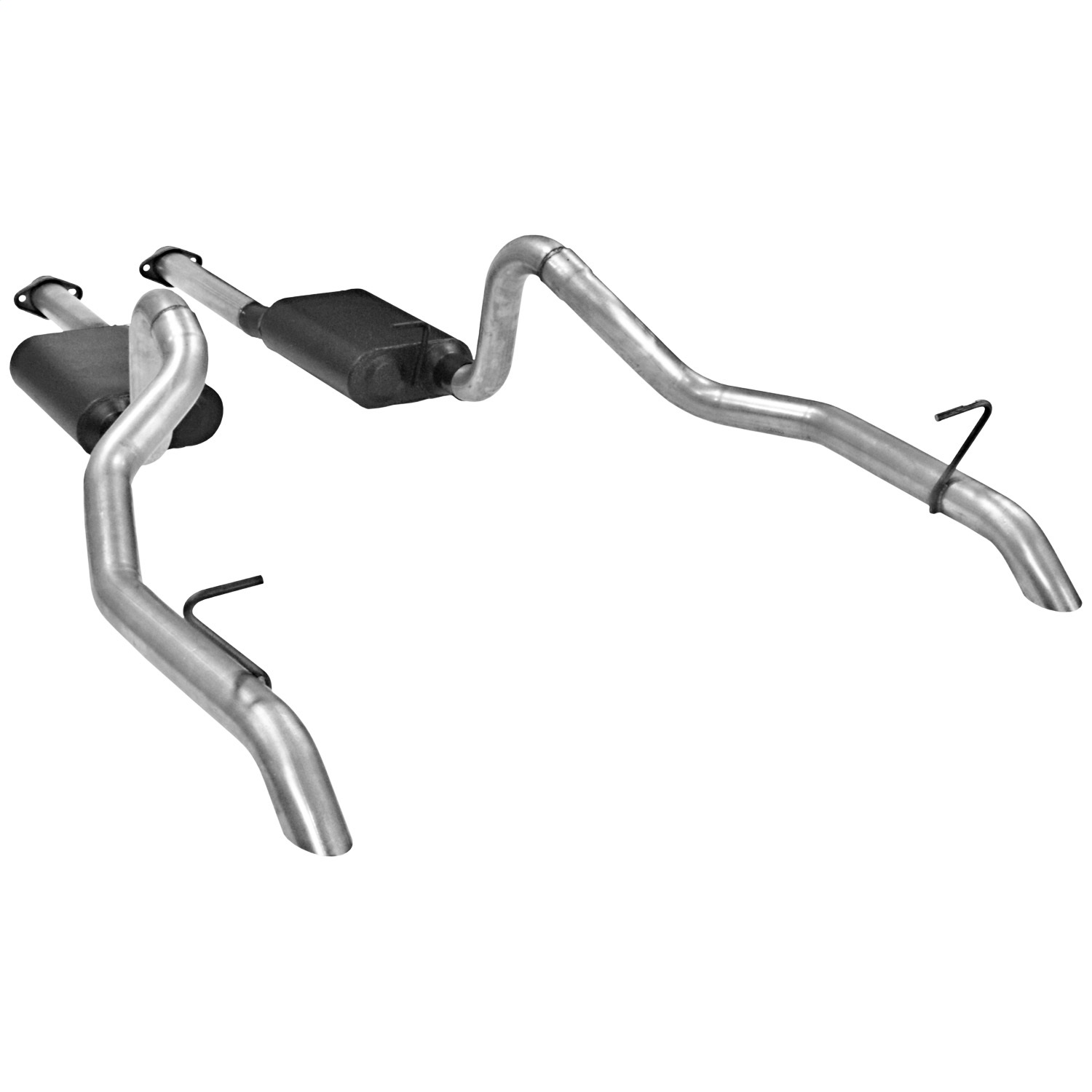 Flowmaster Flowmaster 17116 American Thunder Cat Back Exhaust System Fits 87-93 Mustang